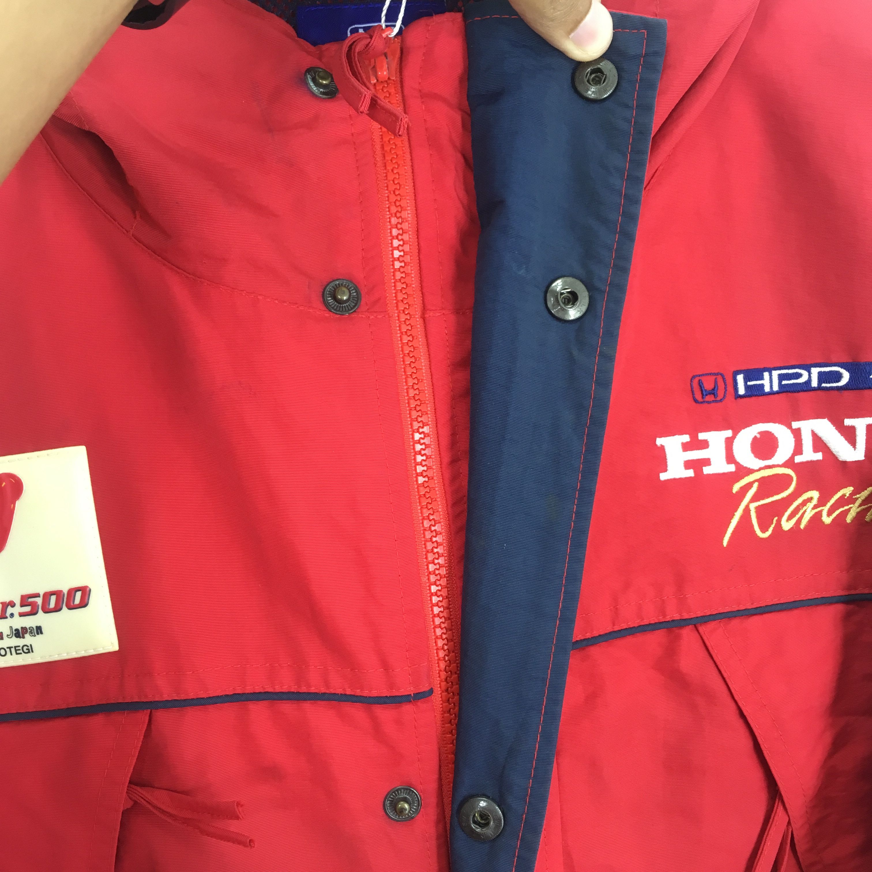 Honda Vintage 90's Honda Racing Team Motorsport Jacket Size US L / EU 52-54 / 3 - 9 Thumbnail