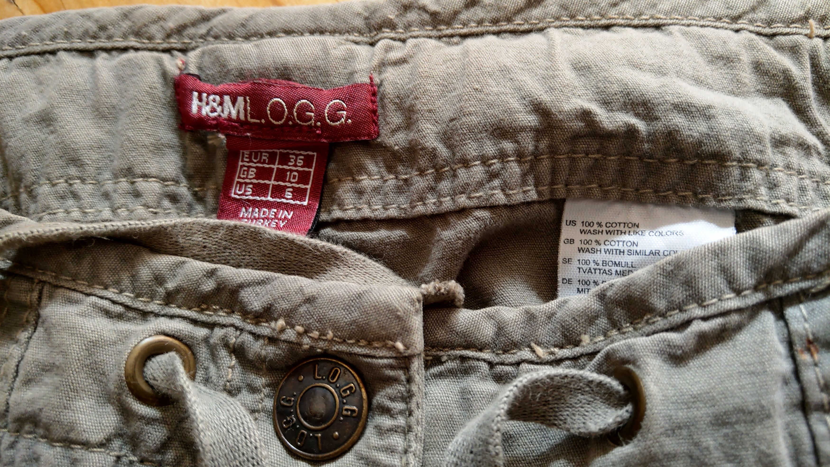 Vintage Vintage 90s Cargos Baggy Raver Pants y2k Opium Techno Fairy Size 25" / US 0 / IT 36 - 3 Thumbnail