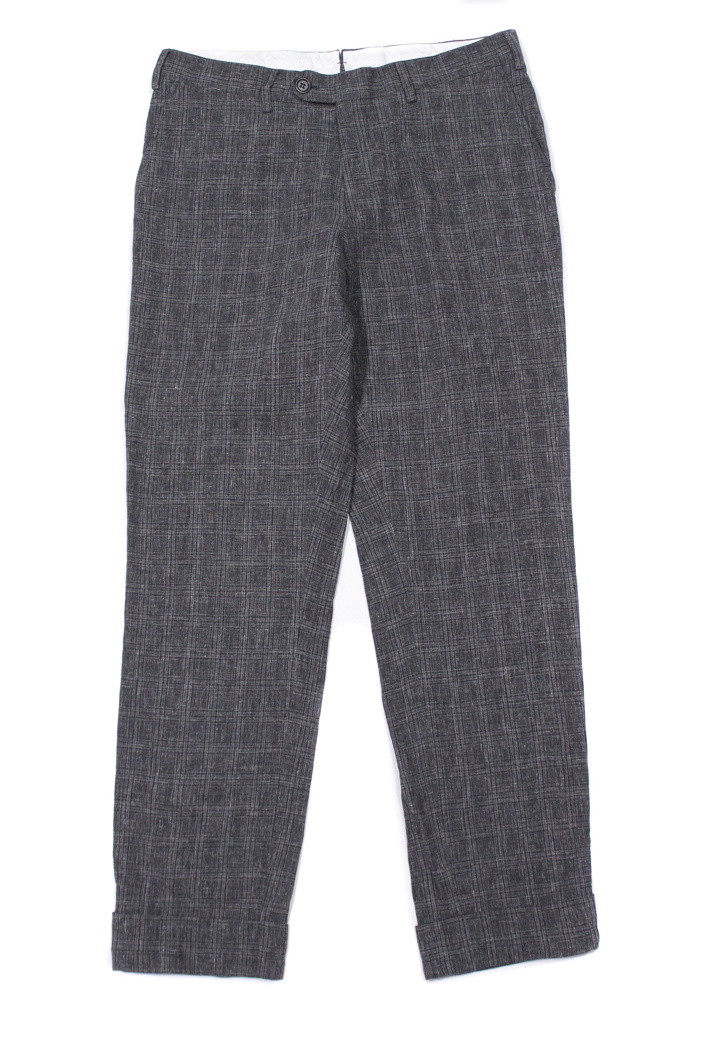 Suitsupply Plaid Linen Havana Suit Size 48R - 2 Thumbnail