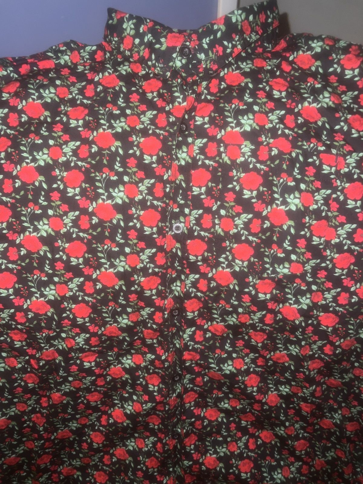 Empyre Empyre Roses All-Over Button-Up Tee Size US XL / EU 56 / 4 - 2 Thumbnail