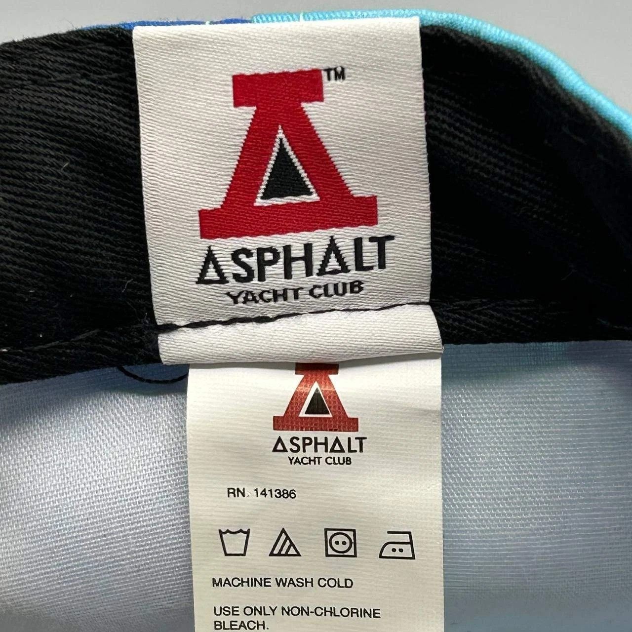 Asphalt Asphalt Yacht Club Hat Men Blue Black Snap Back Cap New Size ONE SIZE - 5 Thumbnail