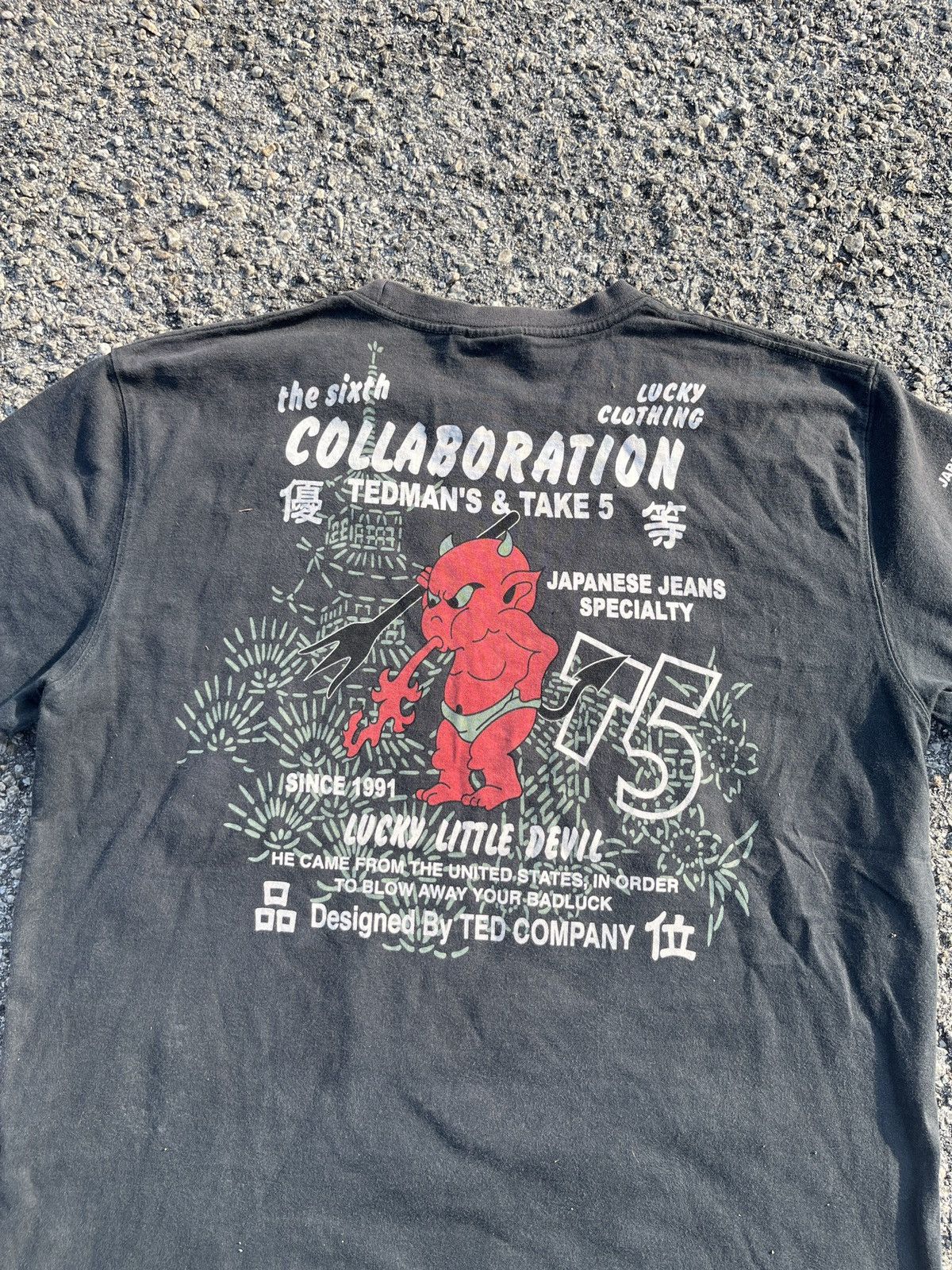 Le Grande Bleu (L.G.B.) Rare Vintage Ted Company Collab Take 5 Size US L / EU 52-54 / 3 - 2 Thumbnail