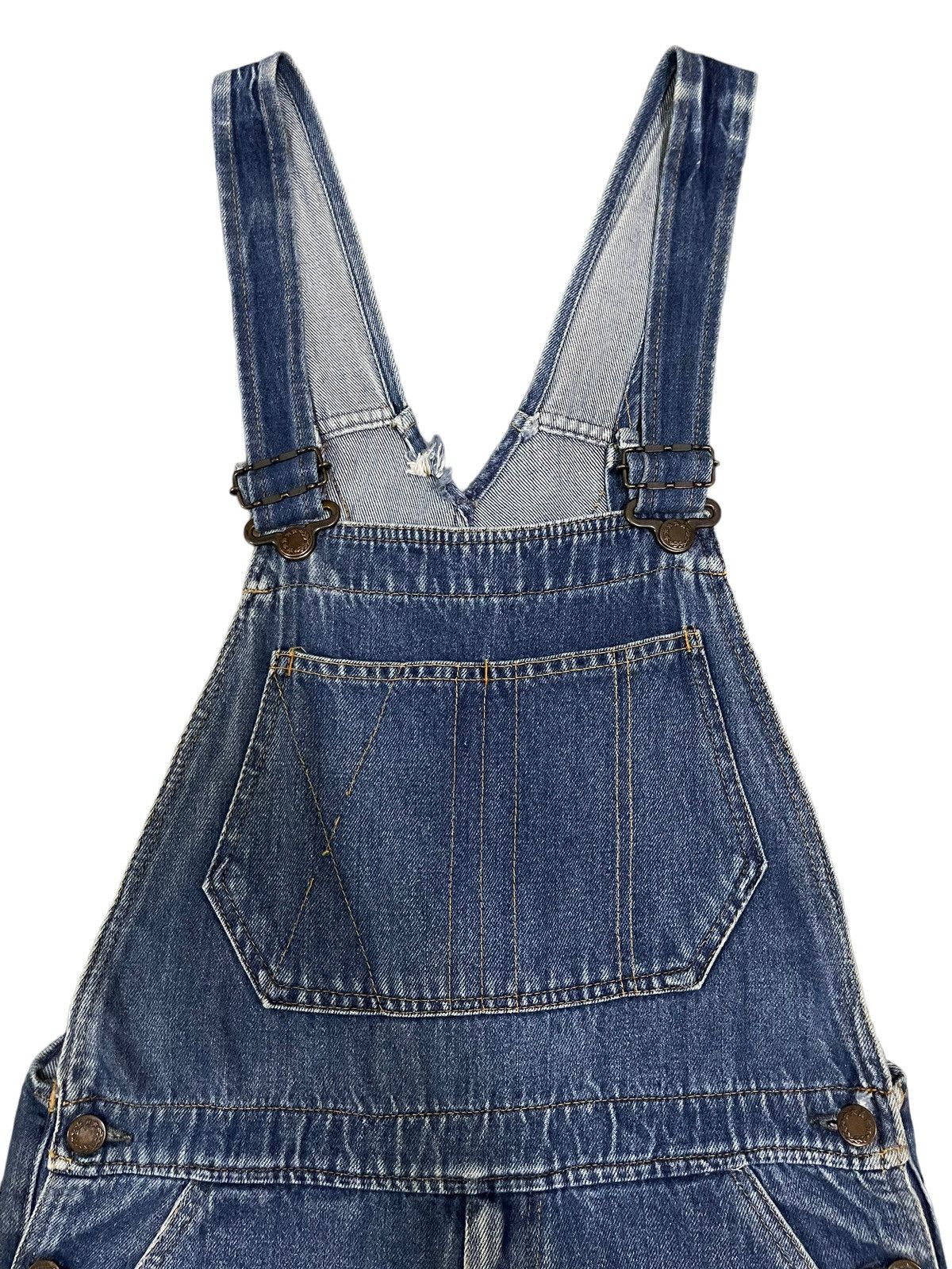 Hysteric Glamour Vintage Japanese Brand Blue Wash Style Denim Overall Size US 31 - 3 Thumbnail