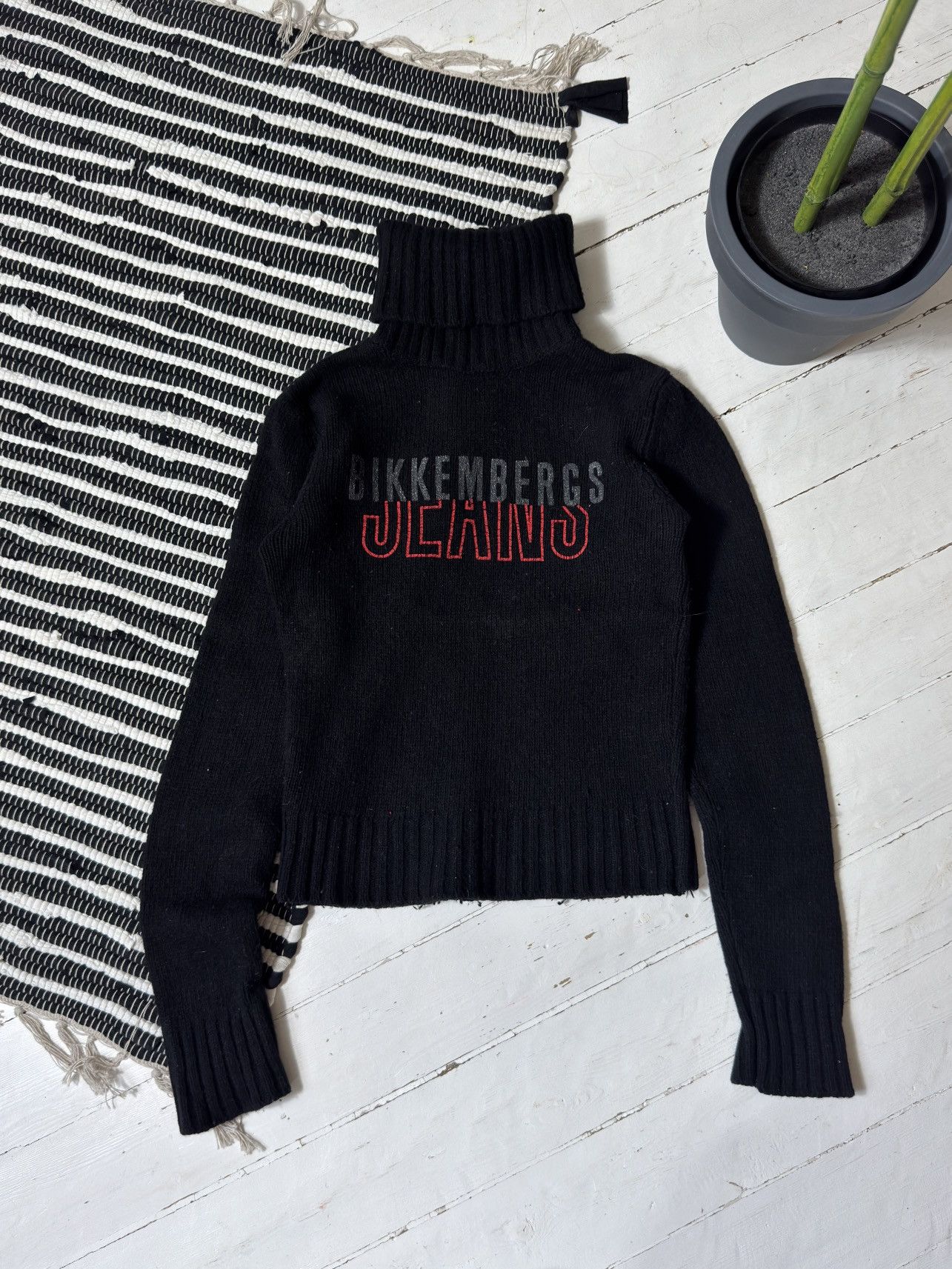 Dirk Bikkembergs VINTAGE DIRK BIKKEMBERGS 2000s KNITTED SWEATER Size S / US 4 / IT 40 - 1 Thumbnail
