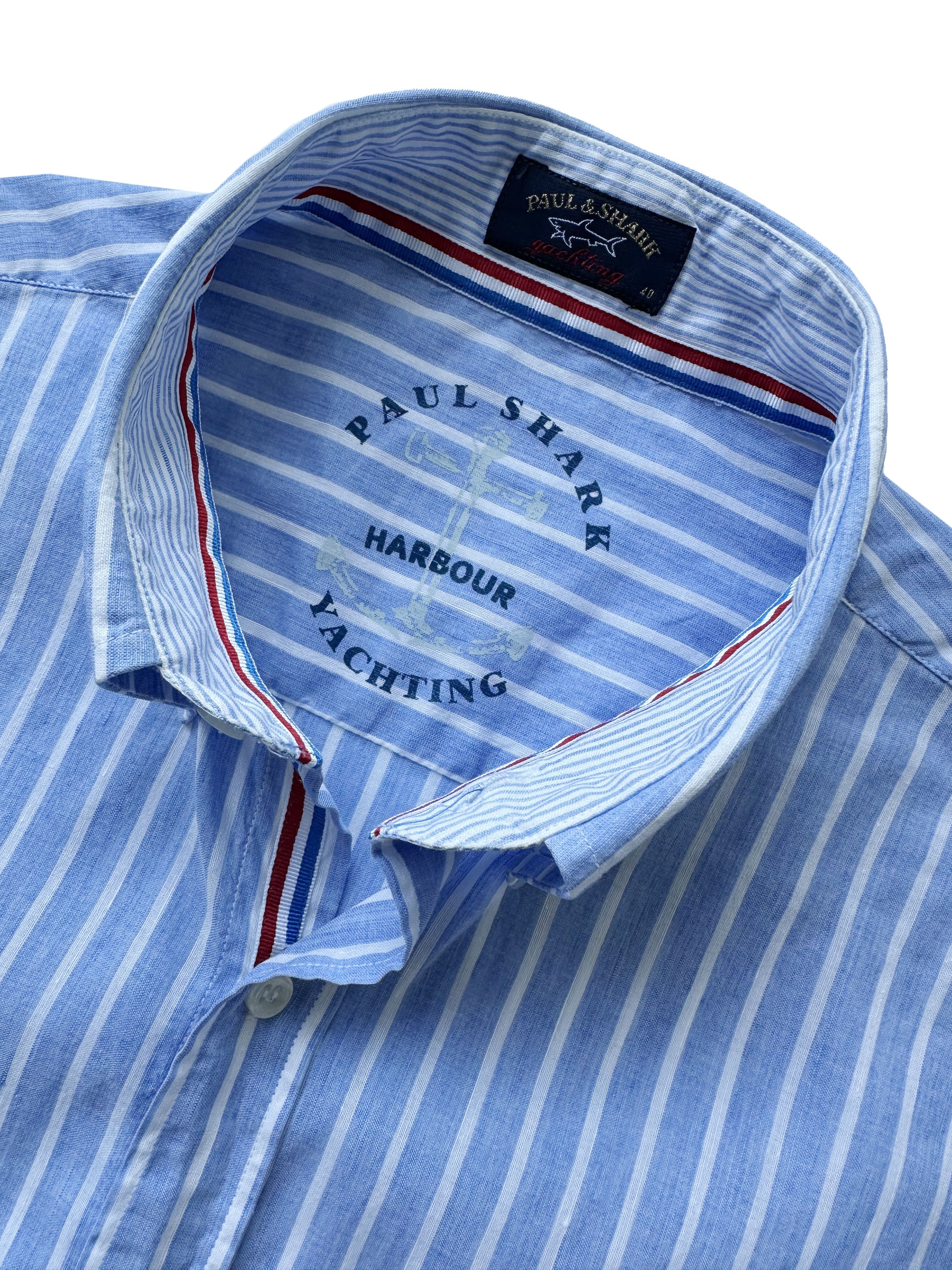 Paul & Shark Paul & Shark blue striped shirt Size US M / EU 48-50 / 2 - 4 Thumbnail