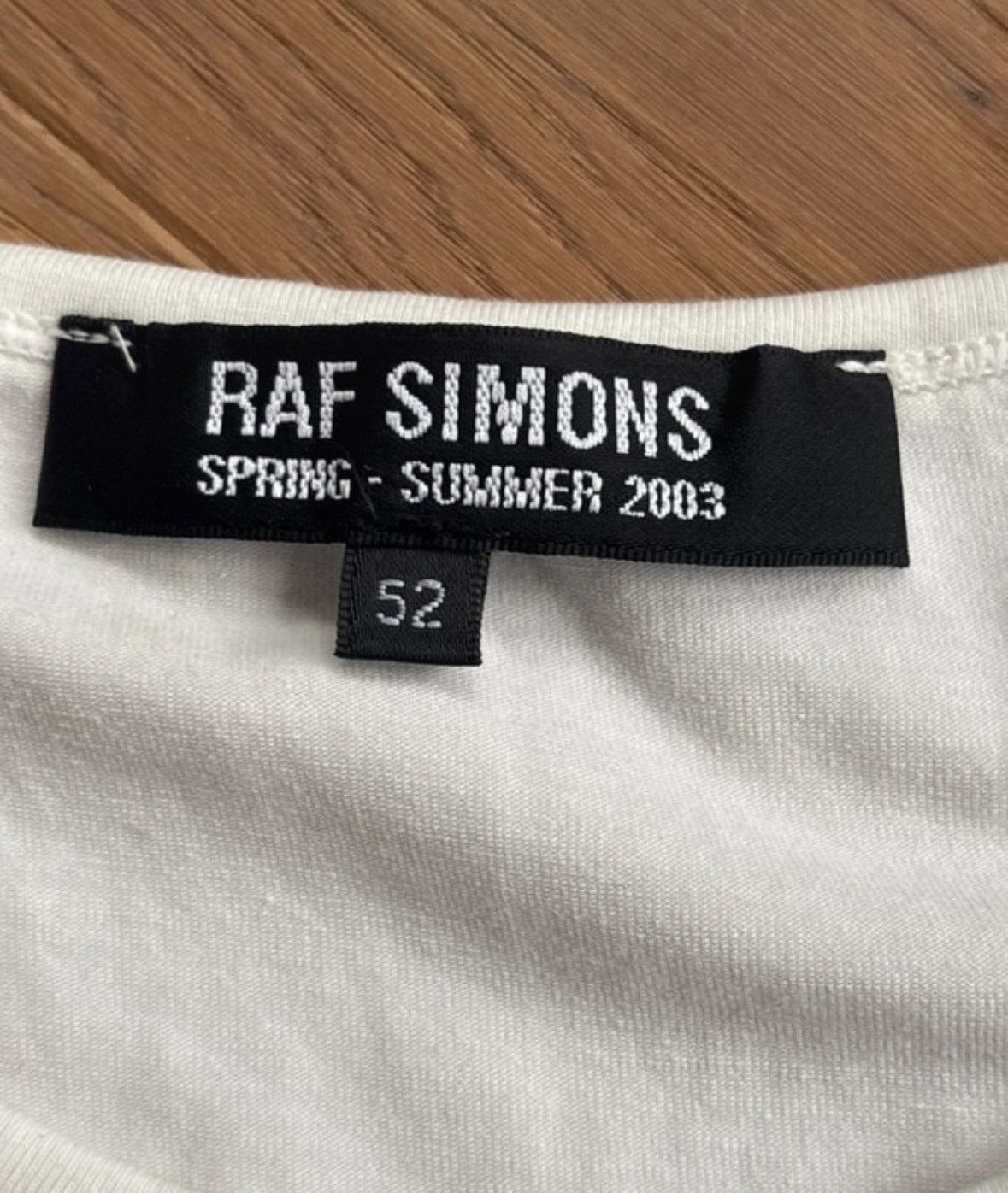 Raf Simons Raf Simons SS2003 Tank Top Size US L / EU 52-54 / 3 - 4 Thumbnail