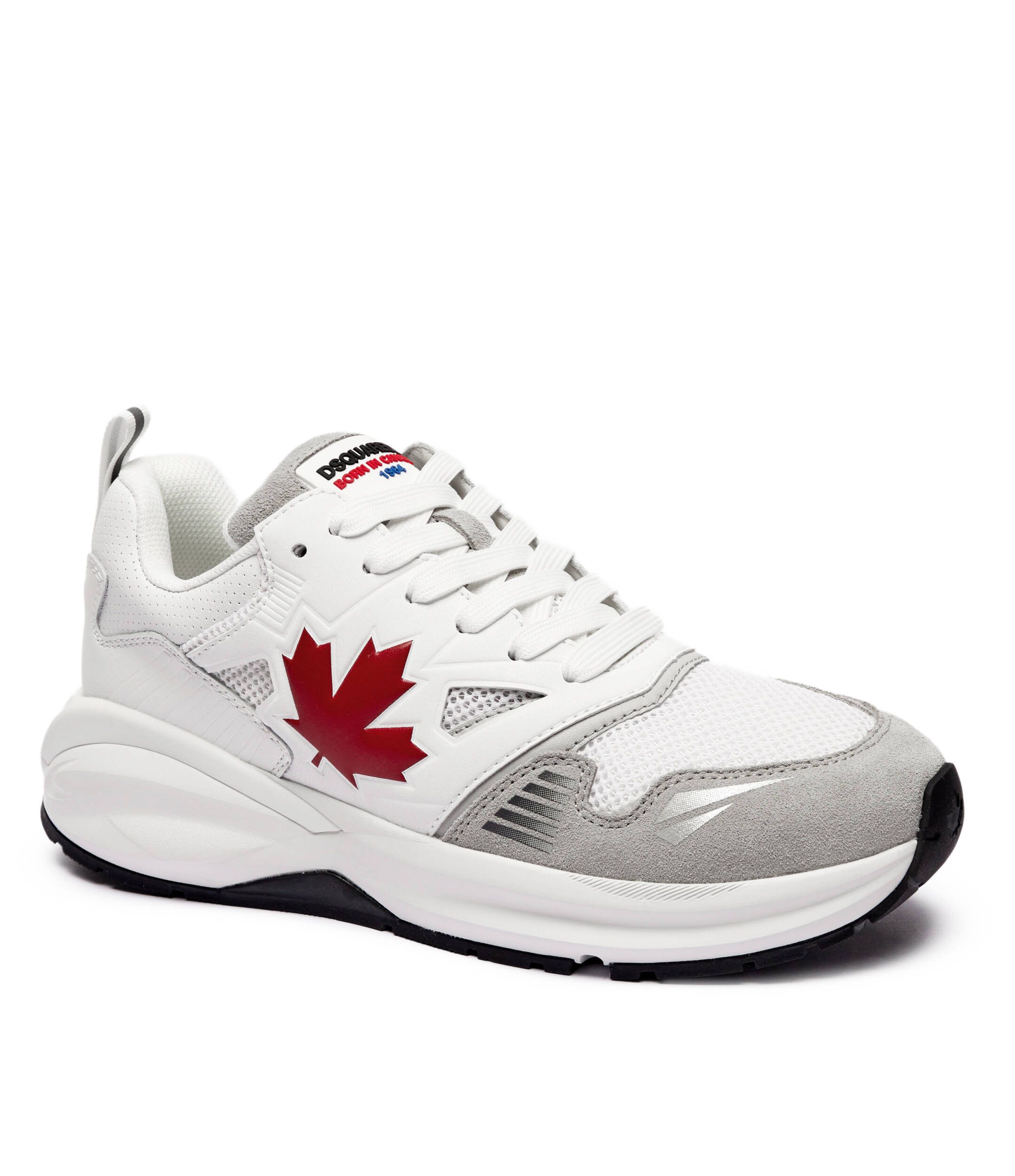 Dsquared2 o1s22i1n0325 Dash Low-Top Sneakers in White Size US 12 / EU 45 - 1 Thumbnail