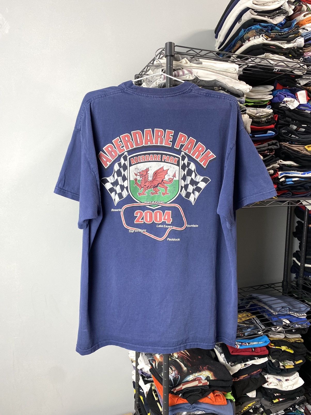 Japanese Brand Vintage 2000’s Yamaha Aberdare Park Racing T Shirt Size US XL / EU 56 / 4 - 2 Thumbnail