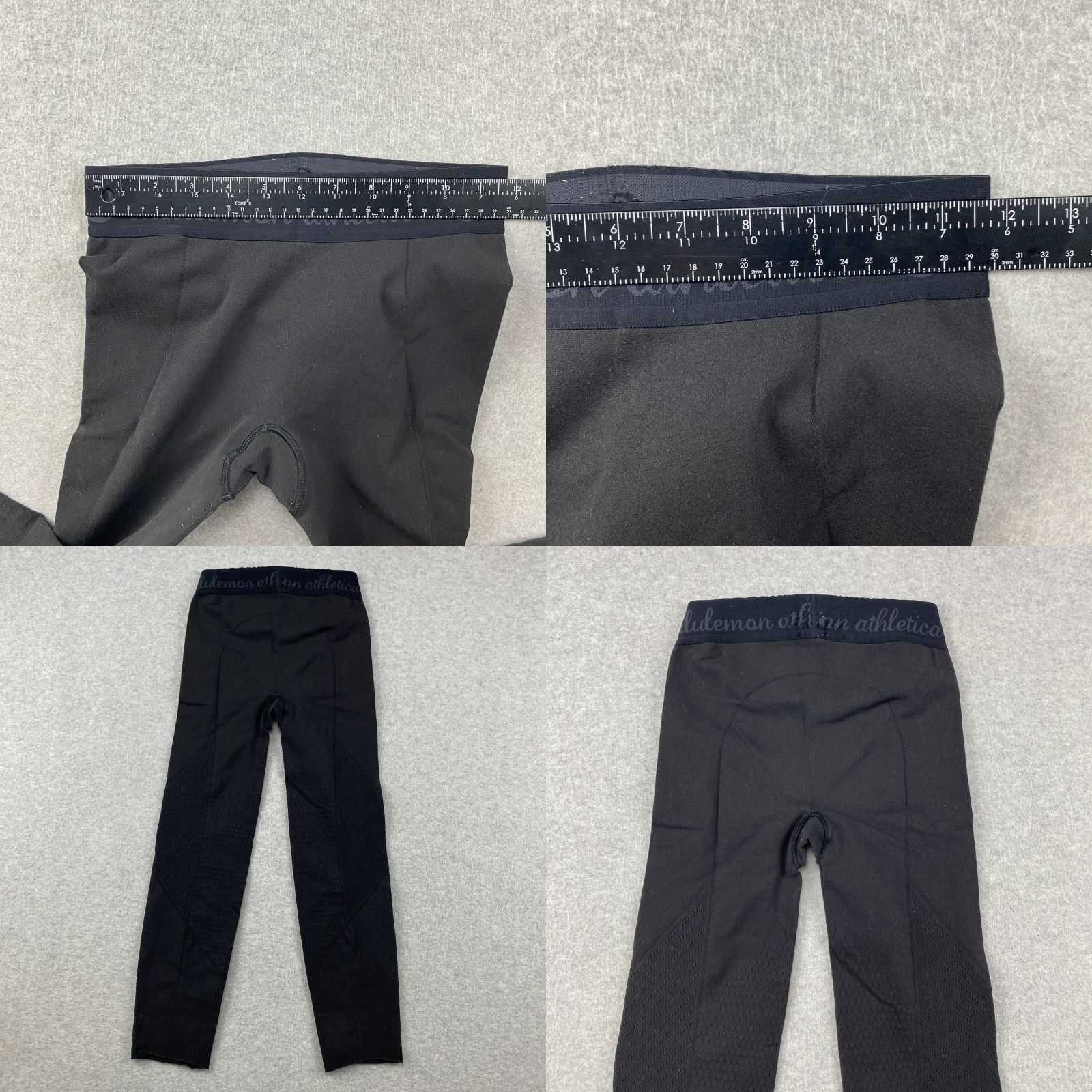 Lululemon Lululemon Athletica Compression Seamless Leggings Womens 2 Black Logo Waistband Athleisure Modern Yoga Gym Running Size 26" / US 2 / IT 38 - 8 Thumbnail