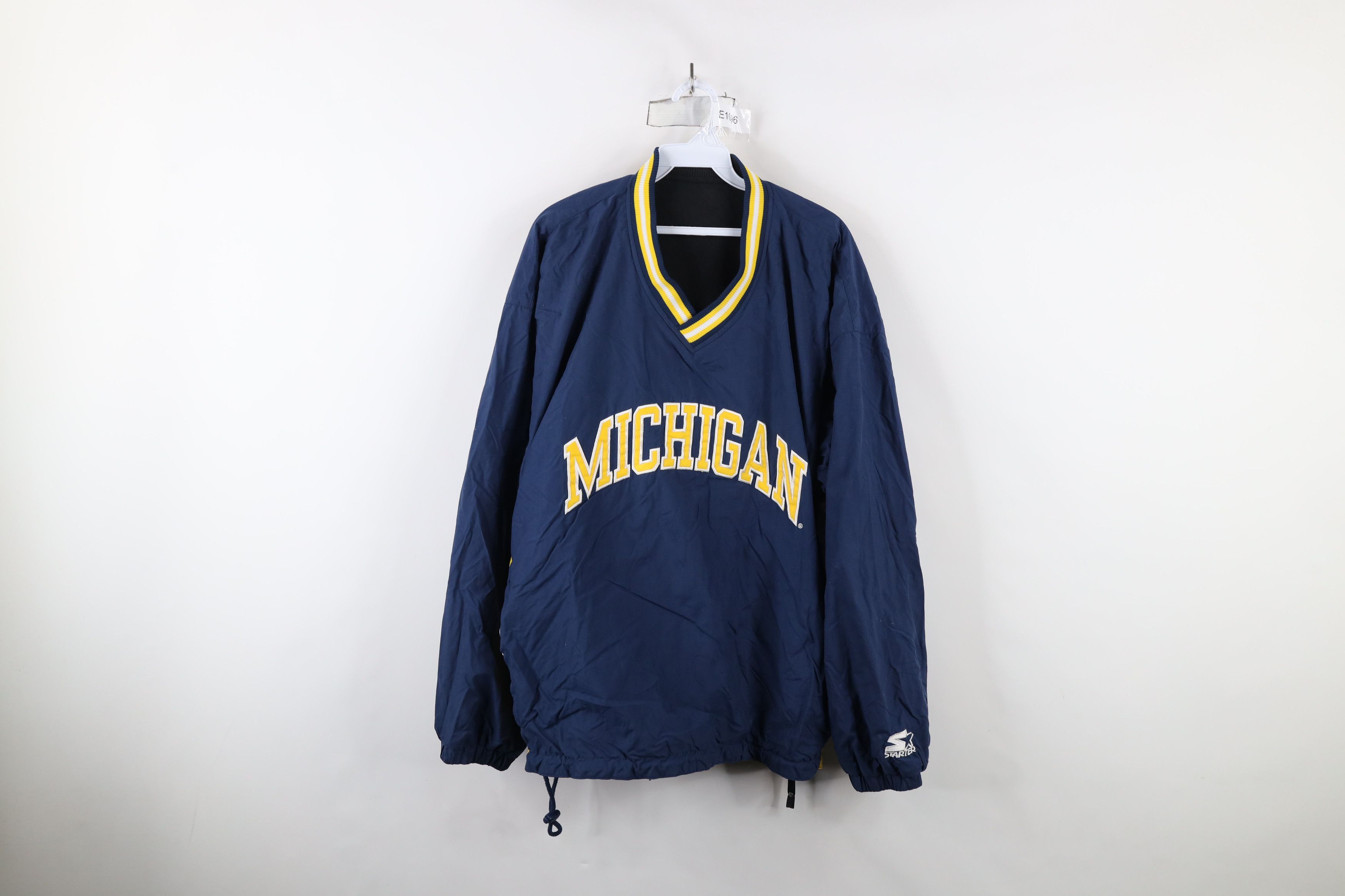 Starter × Vintage Vintage 90s Starter Reversible University of Michigan Jacket Size US L / EU 52-54 / 3 - 1 Thumbnail