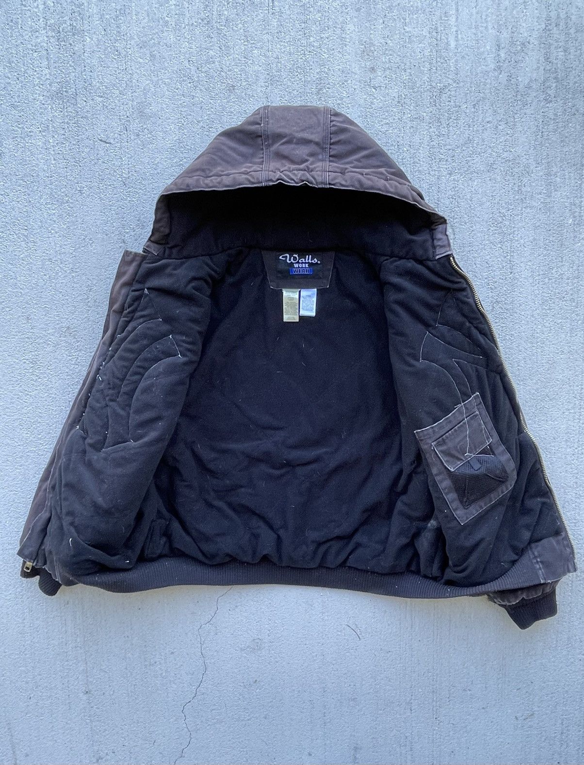 Vintage Vintage Boxy Carhartt Style Hooded Work Jacket Size US L / EU 52-54 / 3 - 9 Thumbnail