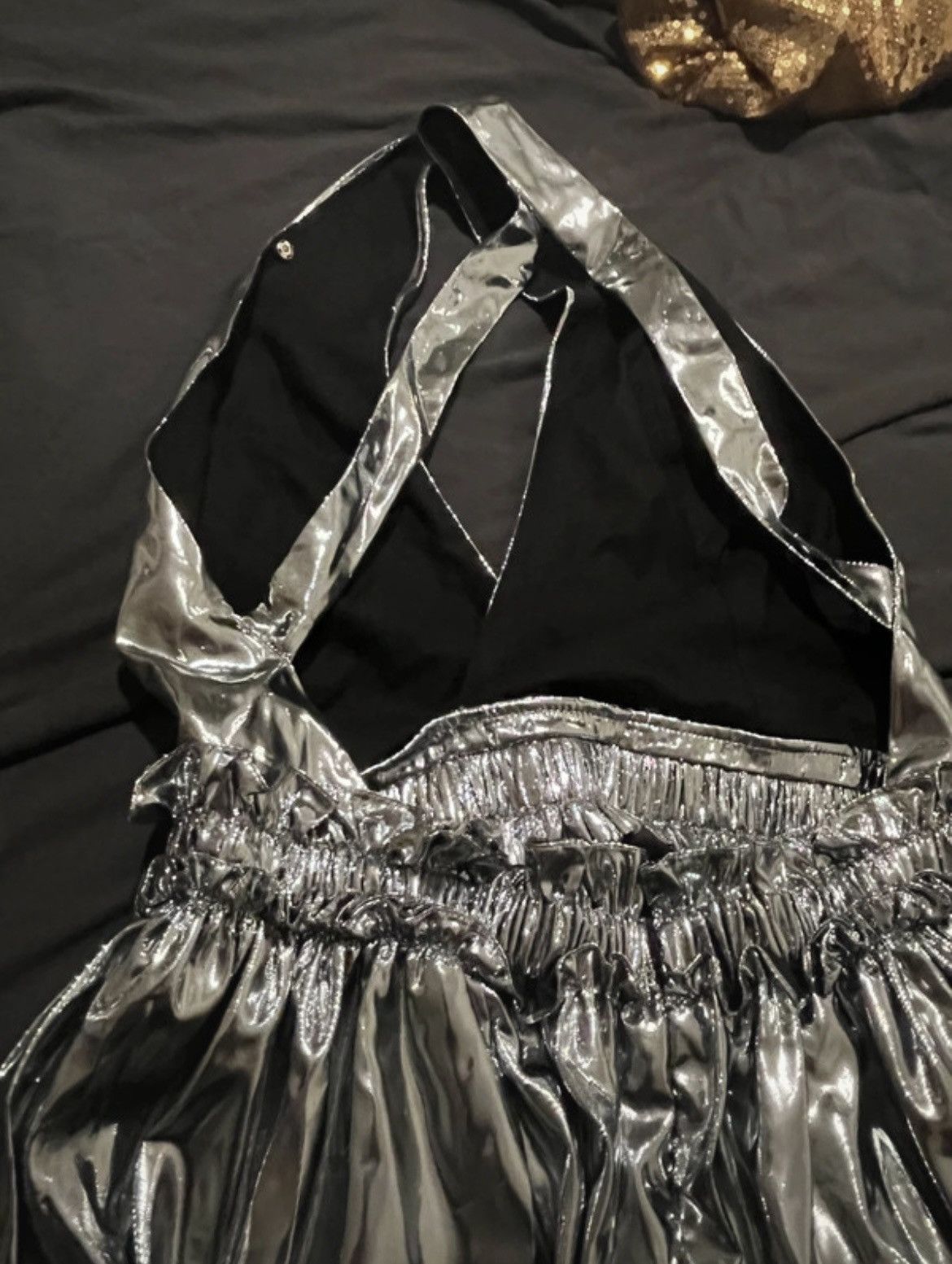 Isabel Marant Silver Pleated Dress Size S / US 4 / IT 40 - 5 Thumbnail