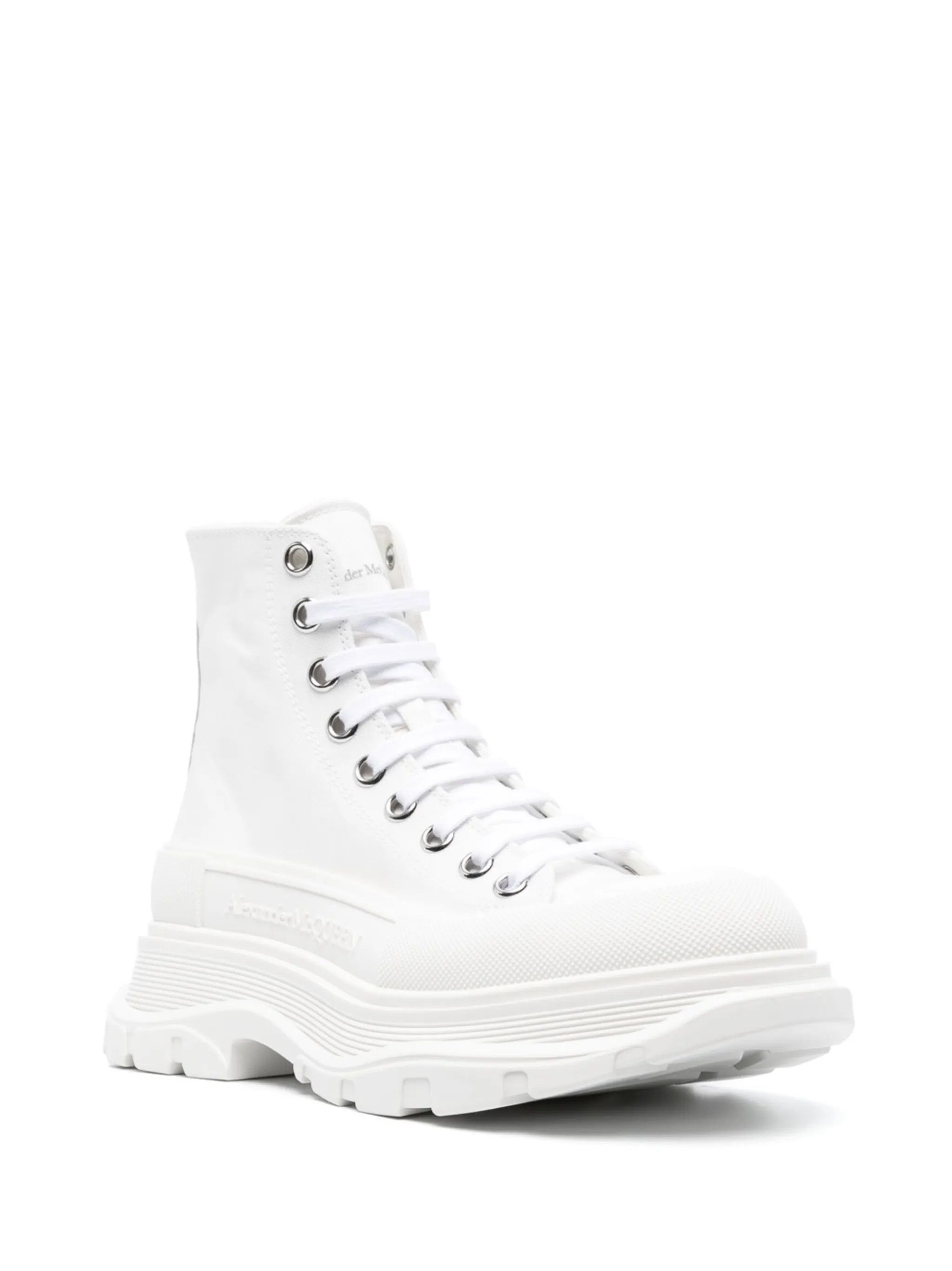 Alexander McQueen o1w1db10725 Boots in White Size US 6 / EU 39 - 1 Thumbnail