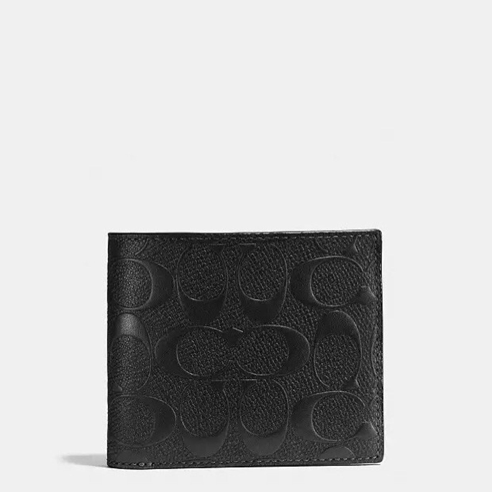 Coach NWT Coach 3 in 1 Wallet Signature Smooth Leather/Black CR957 Size ONE SIZE - 9 Thumbnail