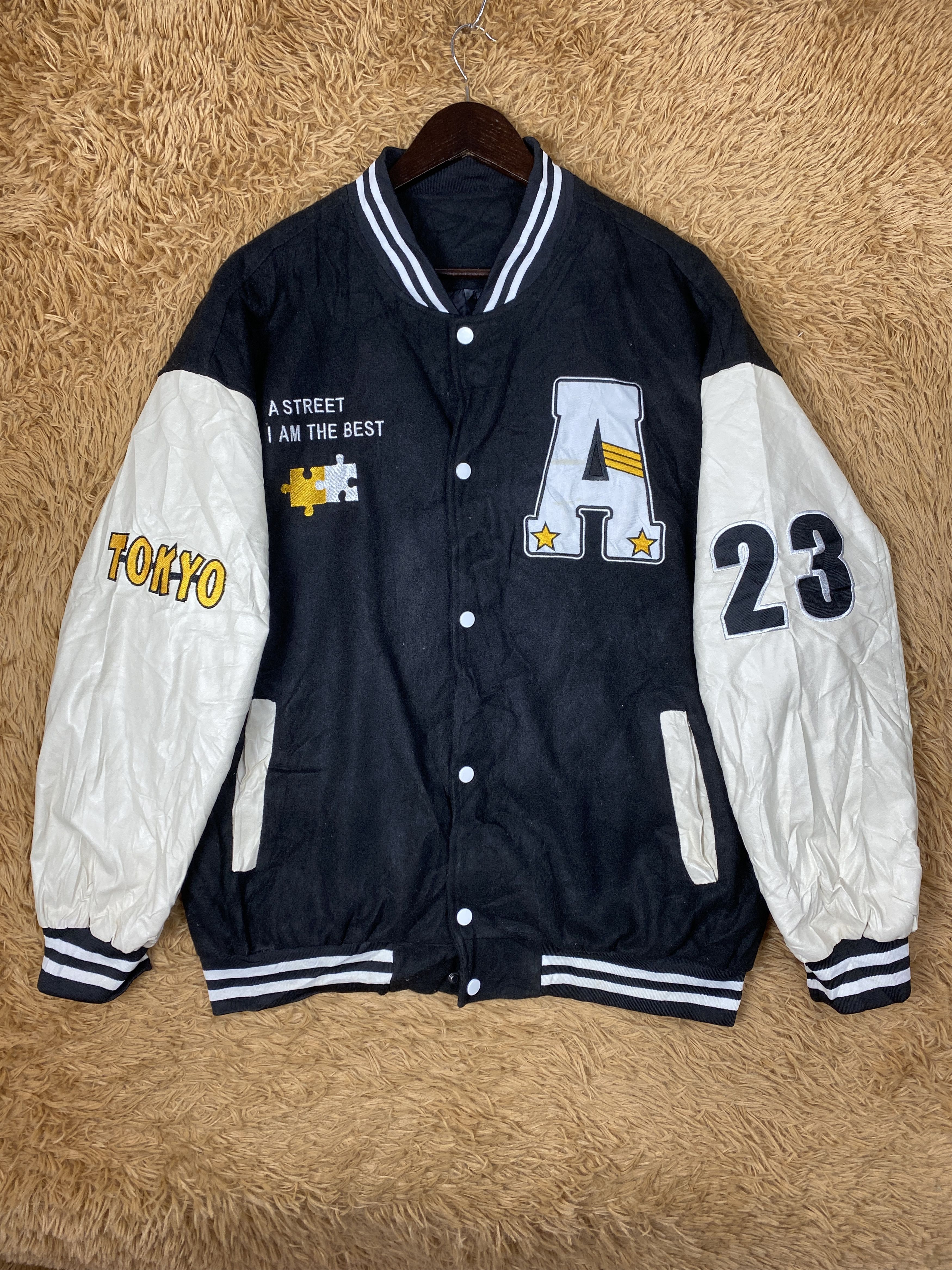 Japanese Brand Vintage Japanese Brand Varsity Jacket PJ2609 Size US XXL / EU 58 / 5 - 1 Thumbnail