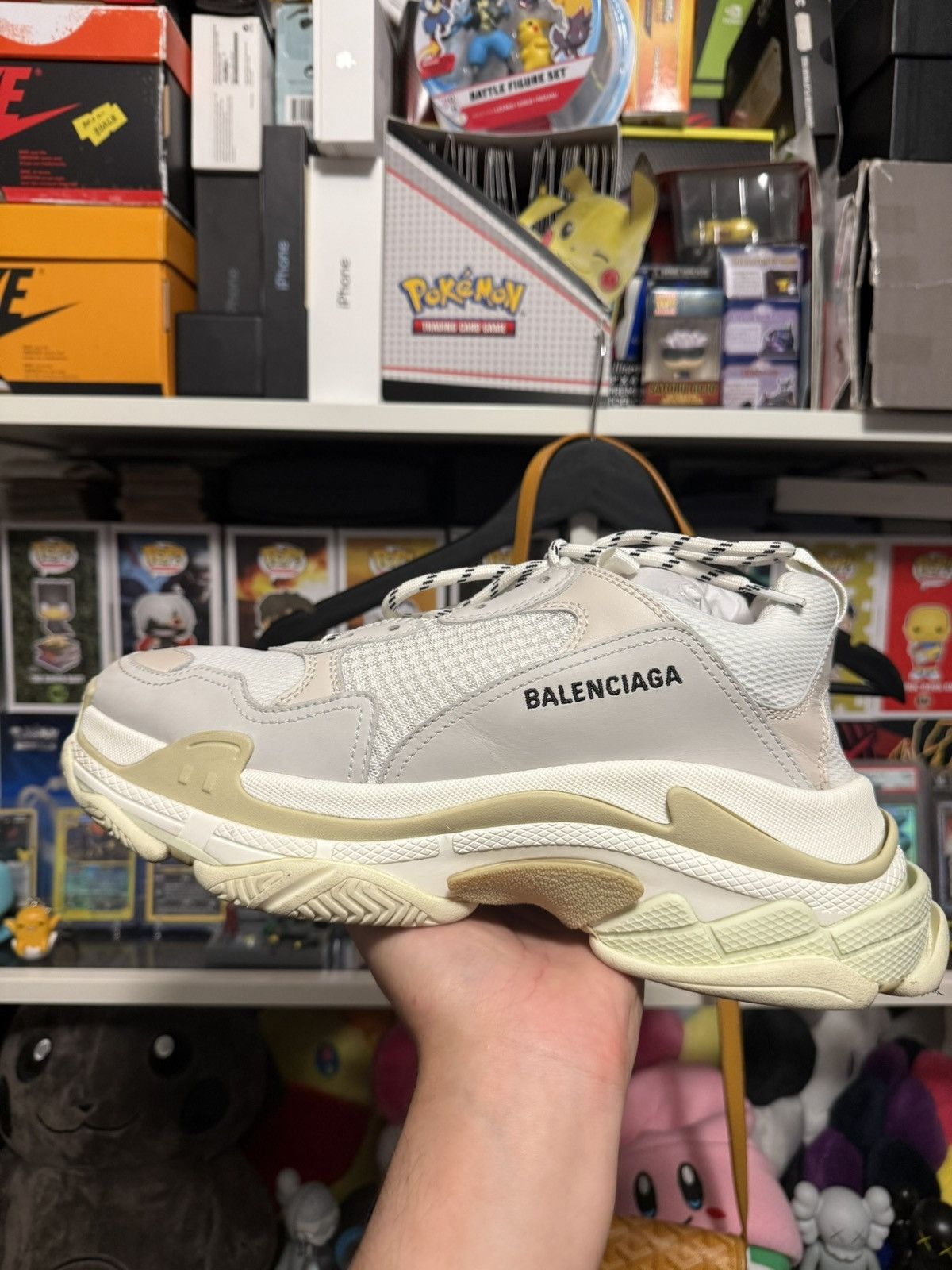 Balenciaga Balenciaga Triple S Cream White 43 Size US 9 / EU 42 - 6 Thumbnail