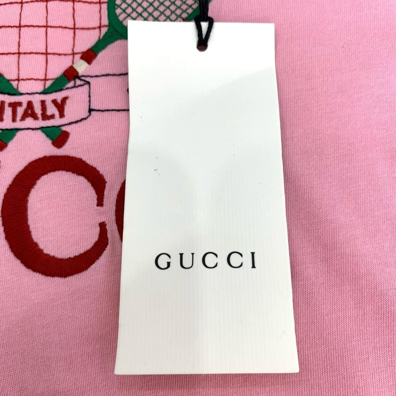 Gucci Gucci Pink Cotton Tennis Racket Embroidered Logo T-Shirt Sho Size M / US 6-8 / IT 42-44 - 5 Thumbnail