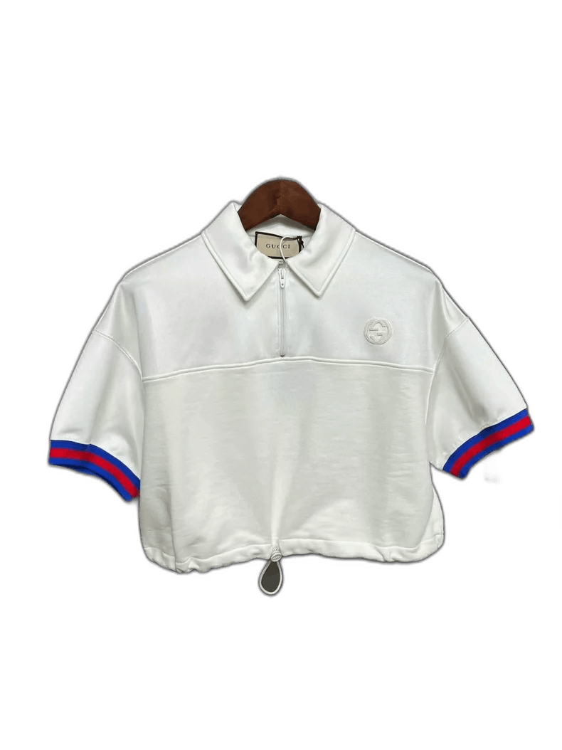 Gucci Gucci Short Sleeve Zip Up Sweatshirt-2506 Size M / US 6-8 / IT 42-44 - 1 Thumbnail