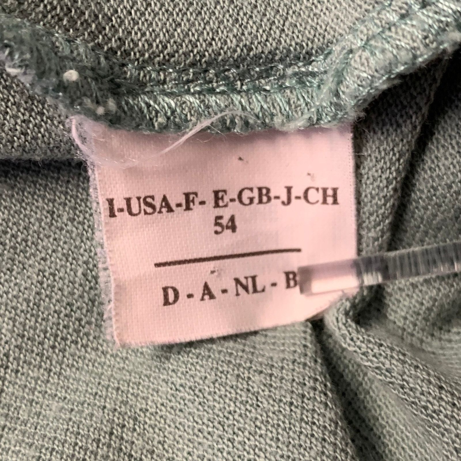 Brunello Cucinelli BRUNELLO CUCINELLI Green White Color Block Cotton Polo Size US L / EU 52-54 / 3 - 6 Thumbnail