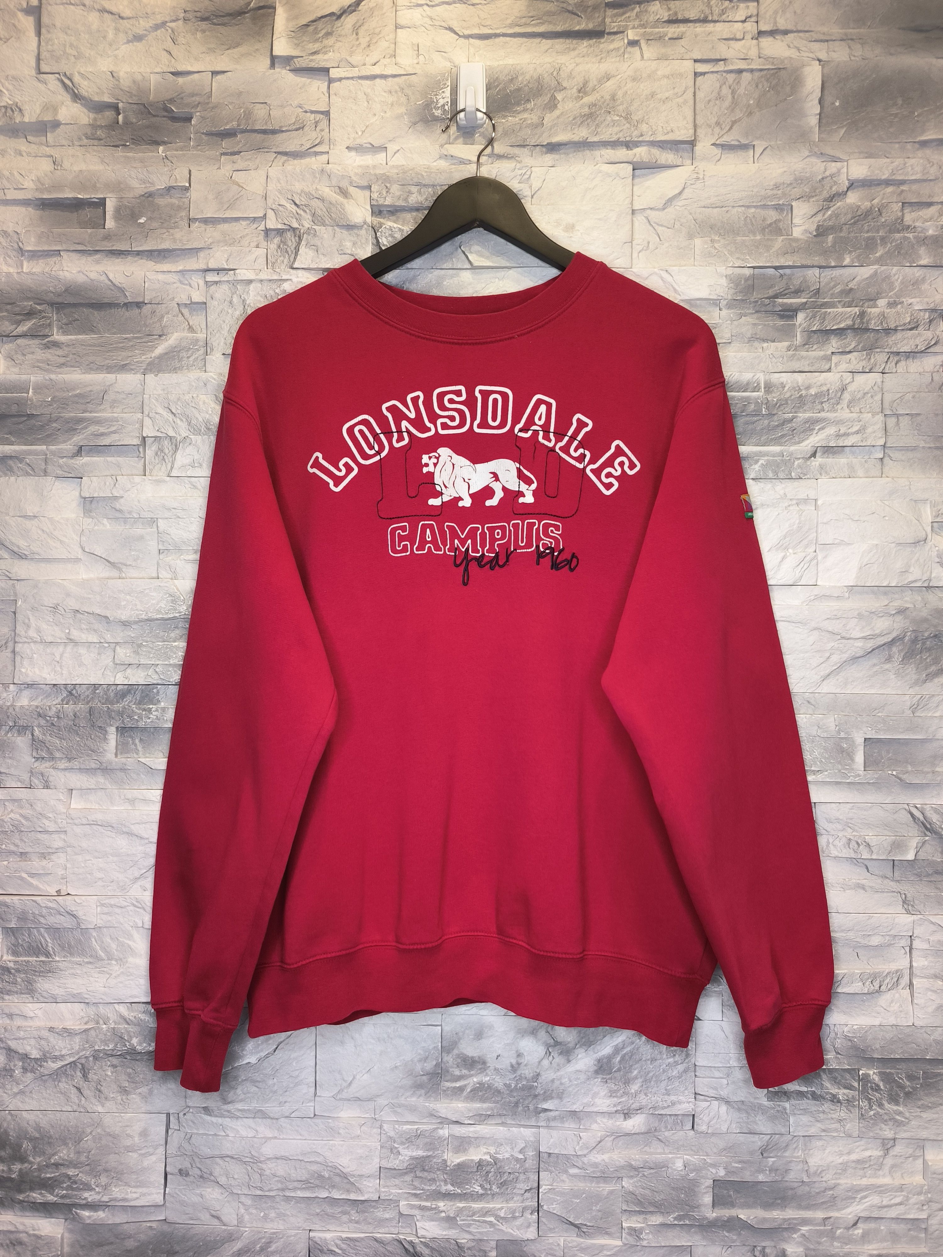 Lonsdale Lonsdale Vintage Sweatshirt Logo 90s Crewneck Size US M / EU 48-50 / 2 - 1 Thumbnail