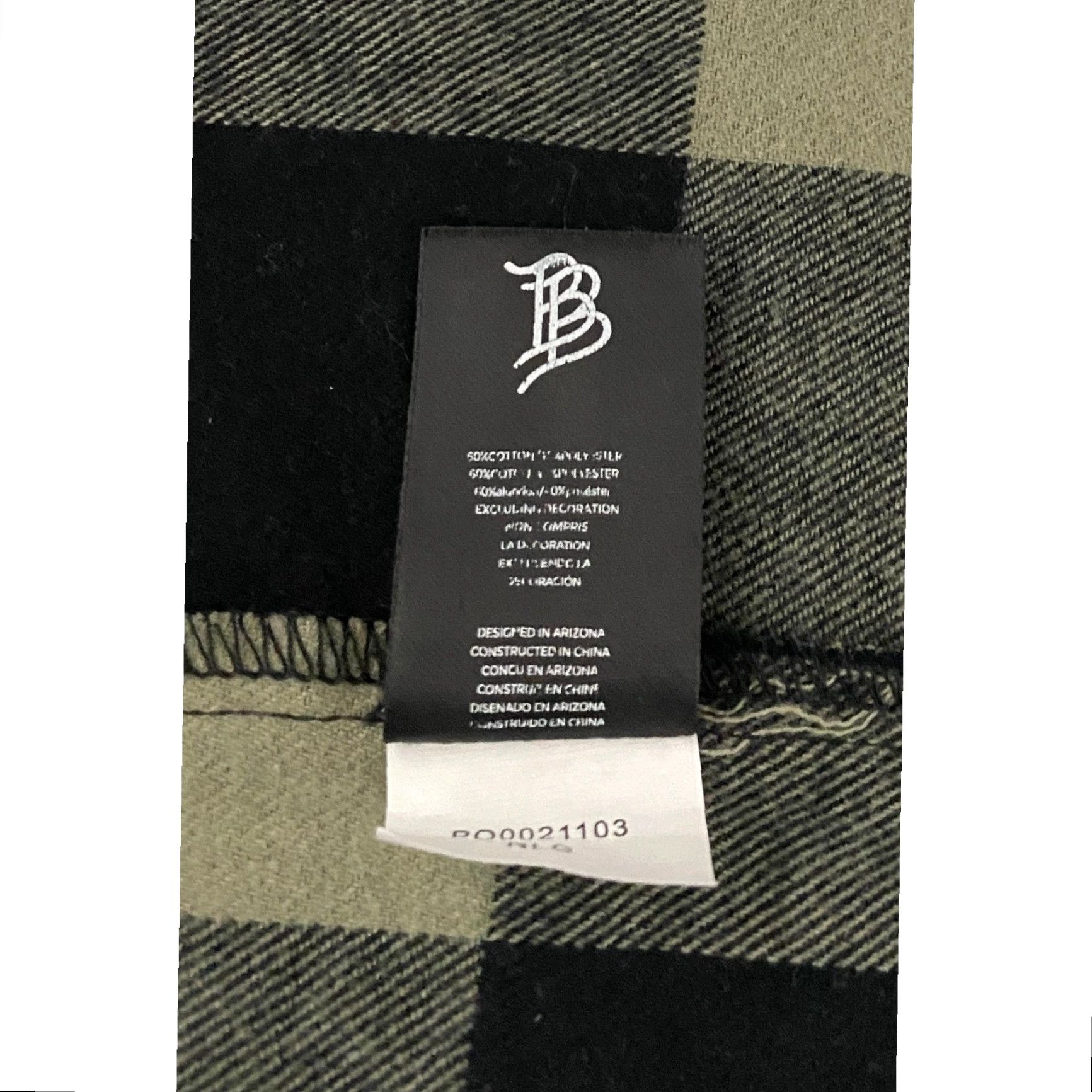 Olive Branded Bills Button-Up Flannel Shirt Mens XL Olive Green Black Buffalo Plaid Shirt Size US XL / EU 56 / 4 - 5 Thumbnail