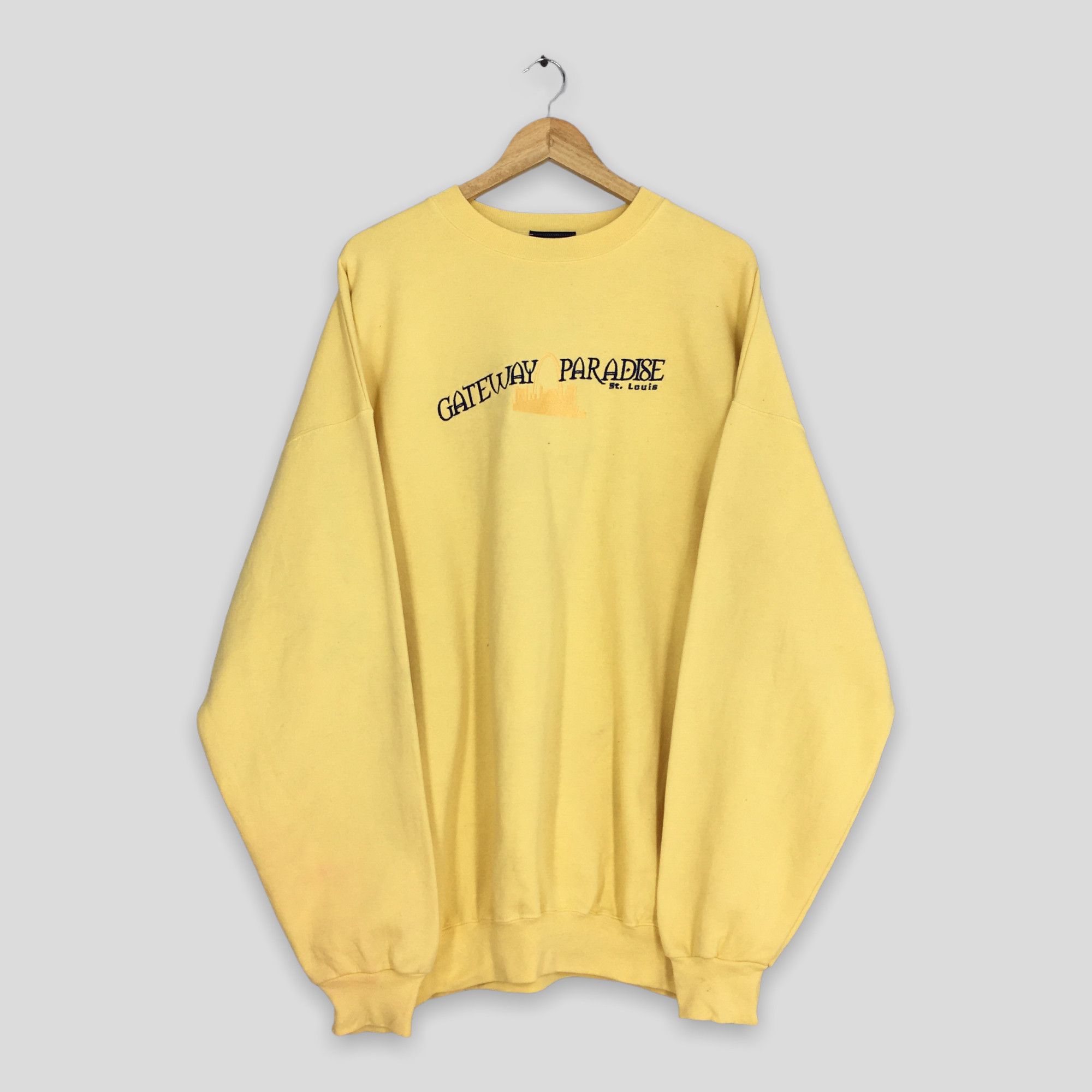 Paradise × Vintage Vintage Gateway Paradise St. Louis Sweatshirt XXLarge Size US XXL / EU 58 / 5 - 1 Thumbnail