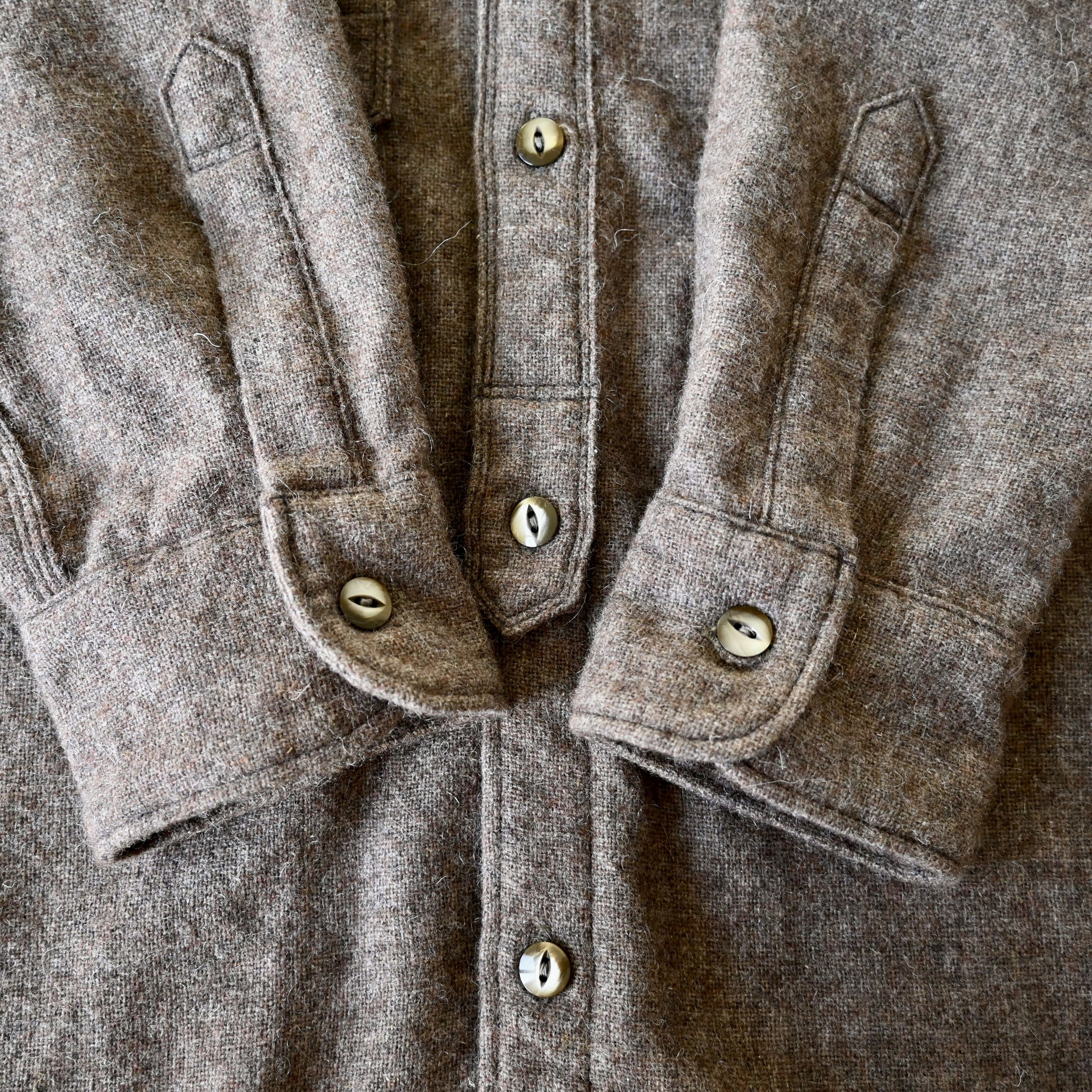 Spellbound SPELLBOUND wool blend fabric work shirt, made in Japan Size US L / EU 52-54 / 3 - 13 Thumbnail