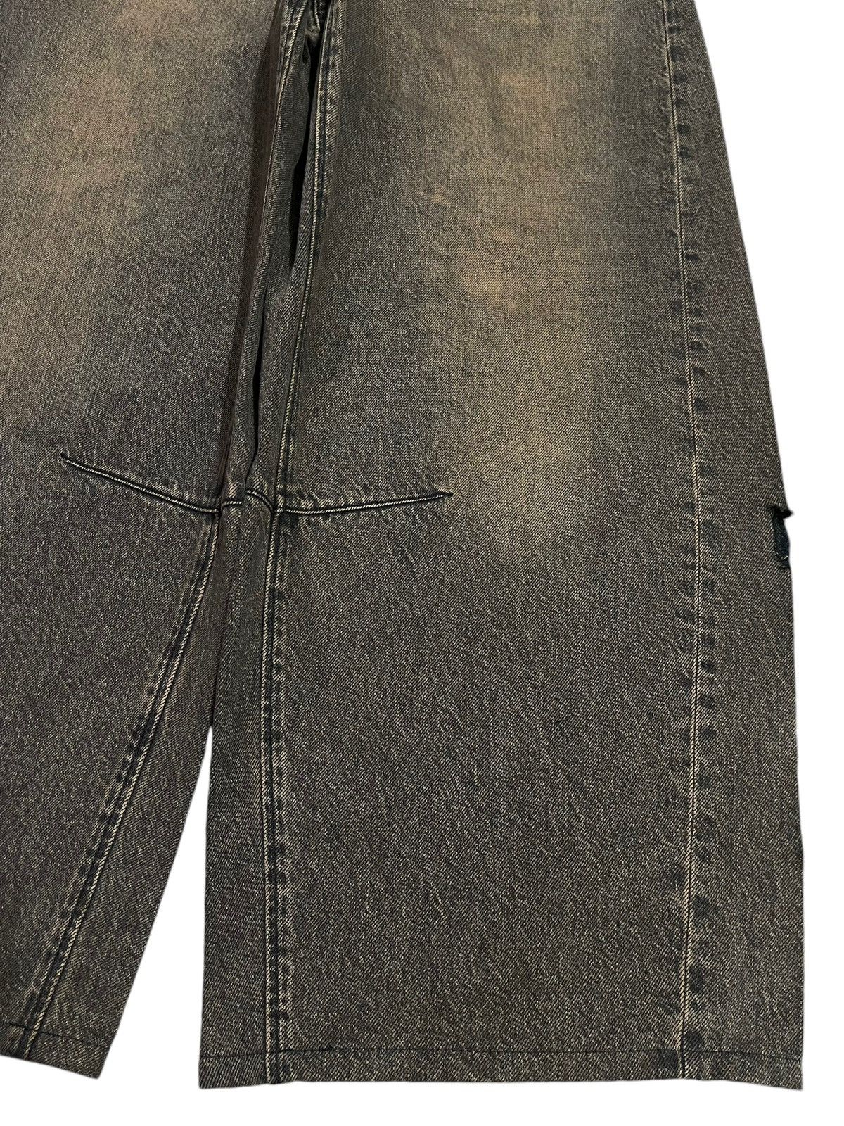GU Vintage Japanese GU Mud Wash Style Hip Hop Baggy Jeans Size US 32 / EU 48 - 8 Thumbnail