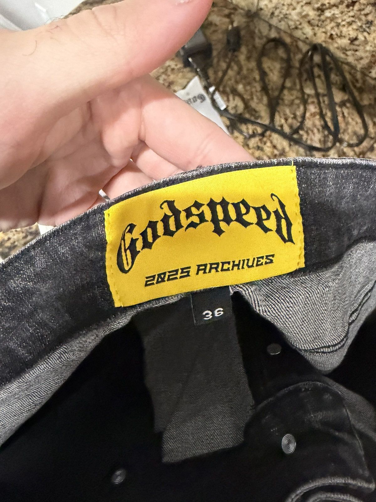 Godspeed Godspeed Patchwork Denim Shorts Black V2 Size 36 Mens Size US 36 / EU 52 - 8 Thumbnail