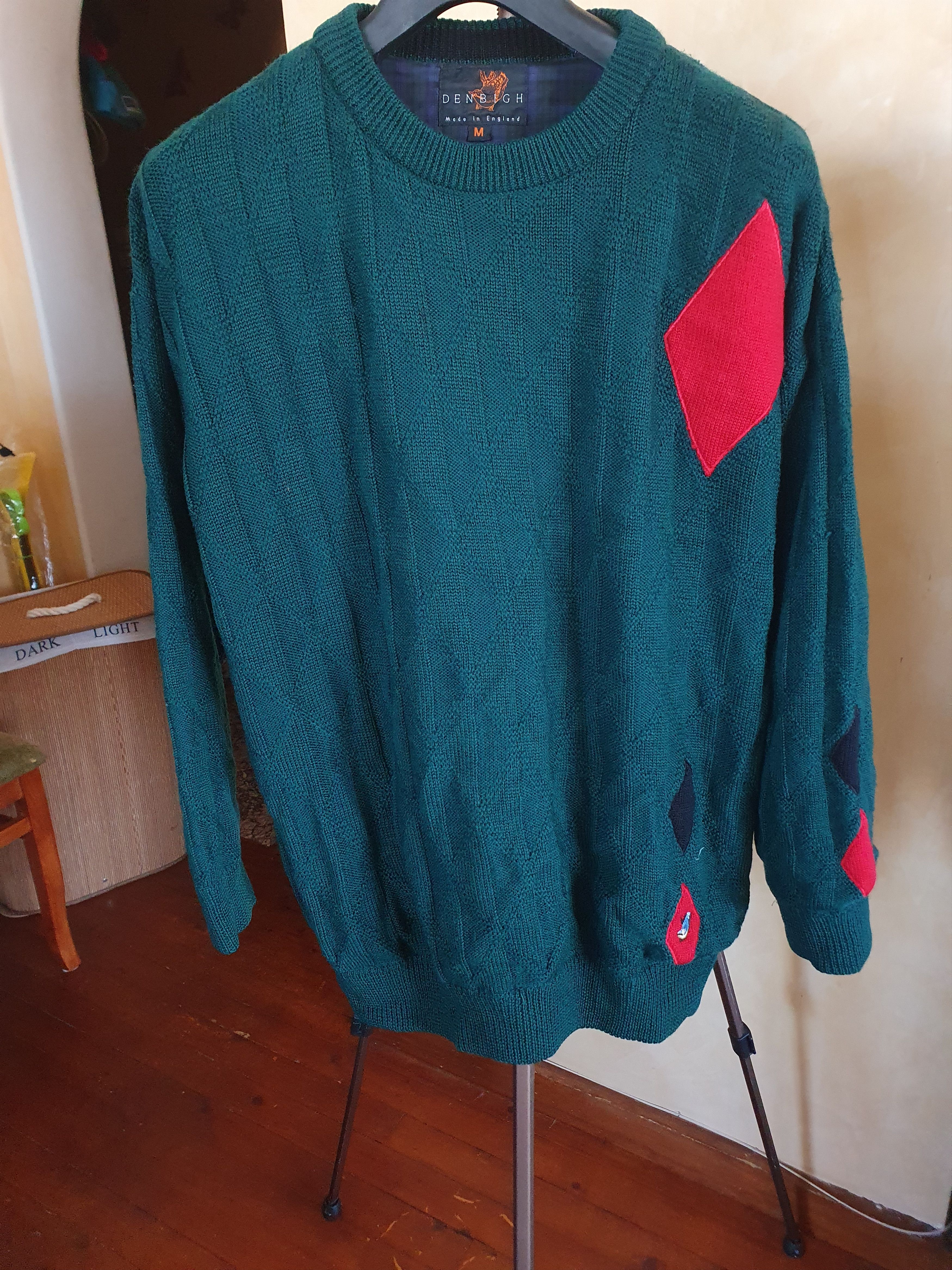 Other Denbigh Lined Sweater Wind Stopper Made in England sz M/L? Size US M / EU 48-50 / 2 - 8 Thumbnail