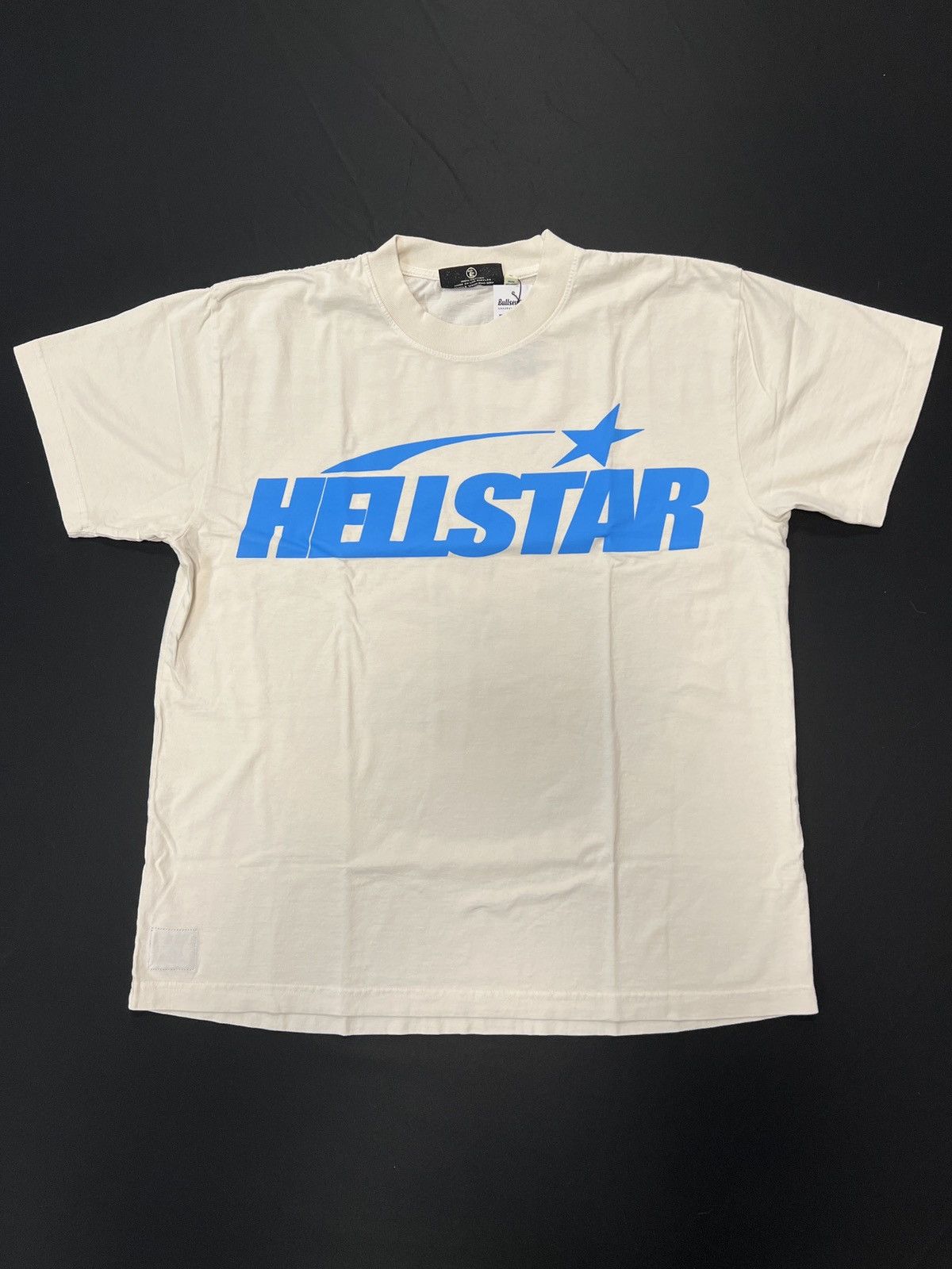 HELLSTAR Hellstar Classic T-Shirt (Regular Logo) White/Blue Size US M / EU 48-50 / 2 - 1 Thumbnail