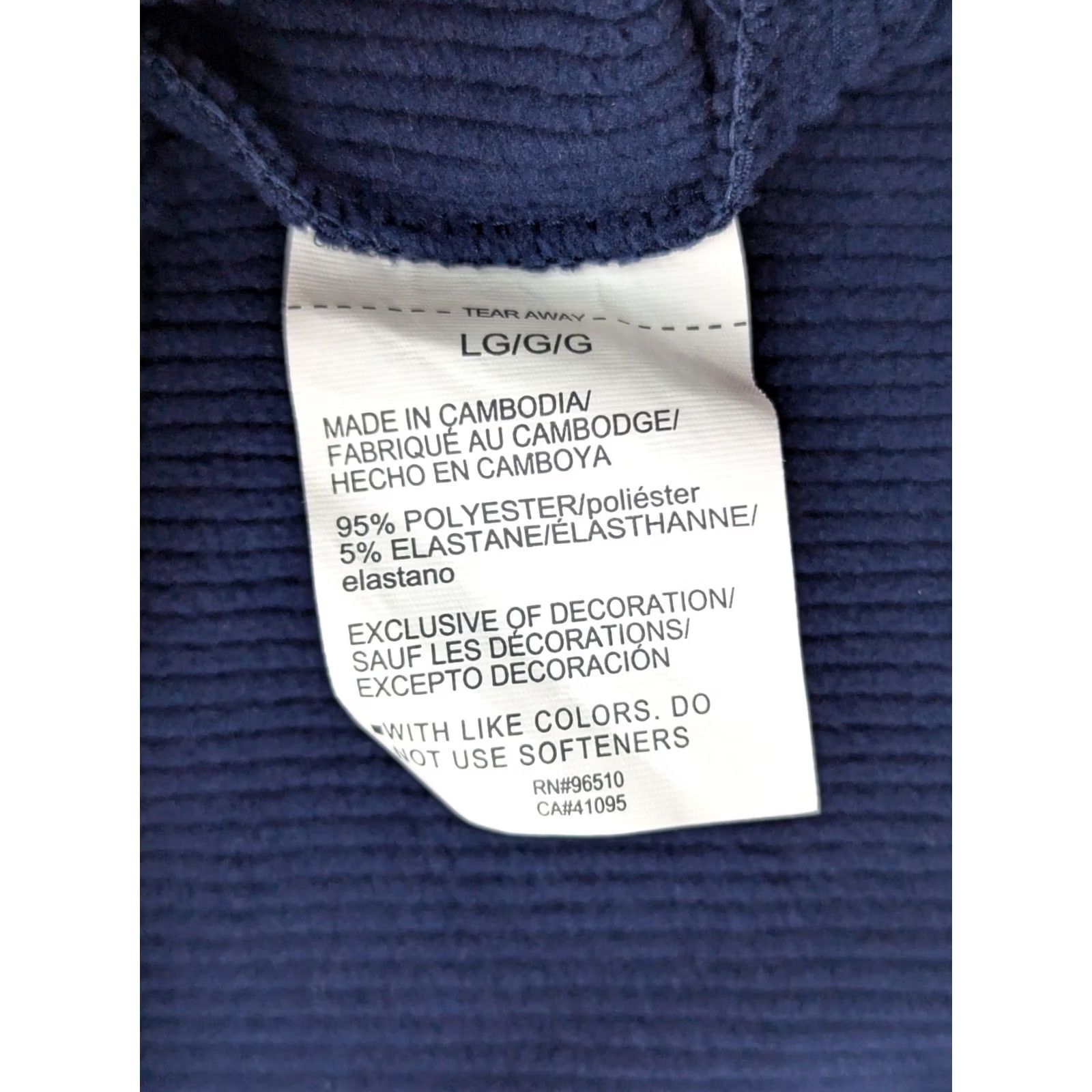 Under Armour Under Armour ColdGear 1/4 Zip Pullover Golf Fleece Sweatshirt Men L Blue Size US L / EU 52-54 / 3 - 7 Thumbnail