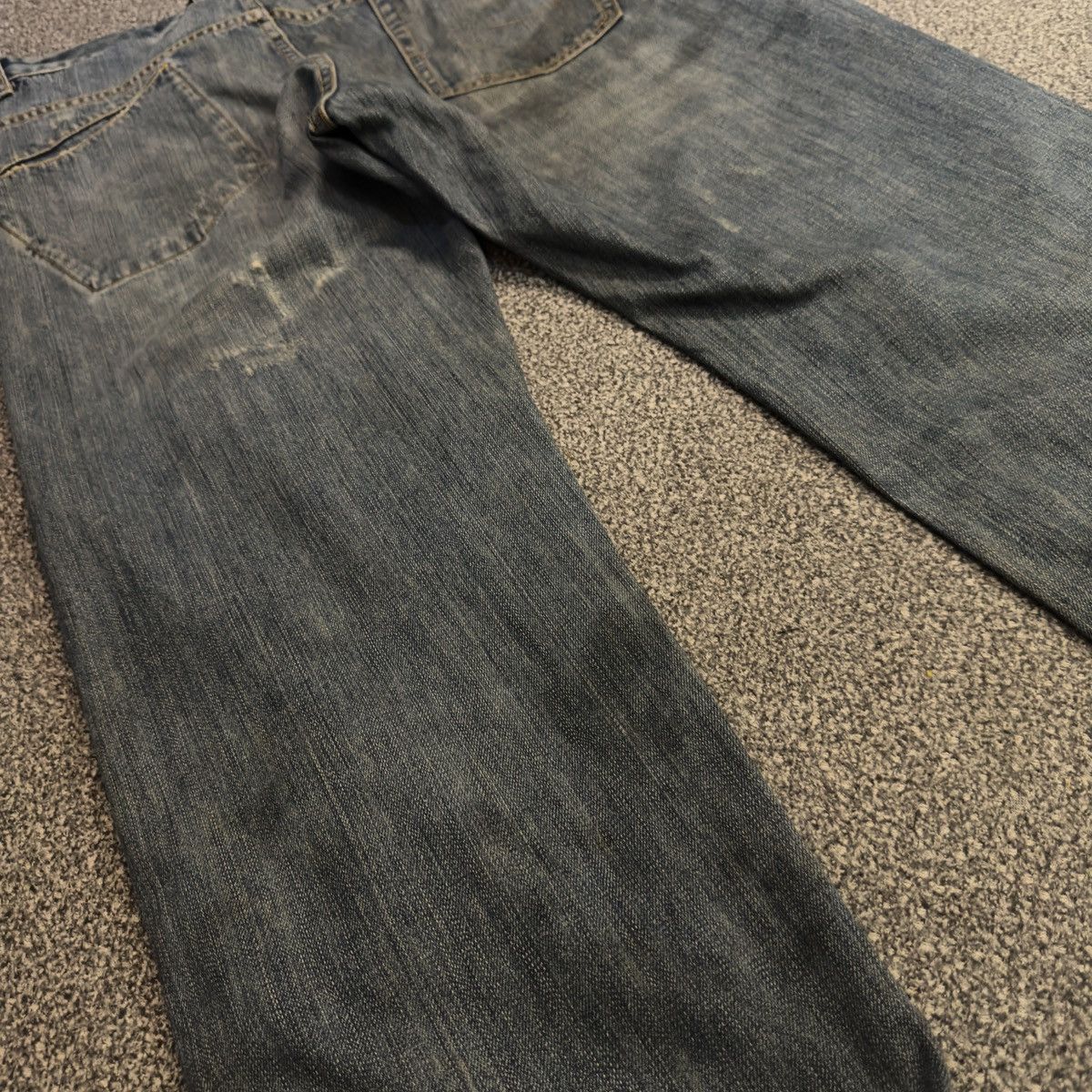 Seditionaries 🔥🇯🇵 Japanese Distressed Fiberops Thrashed Denim Size US 34 / EU 50 - 12 Thumbnail