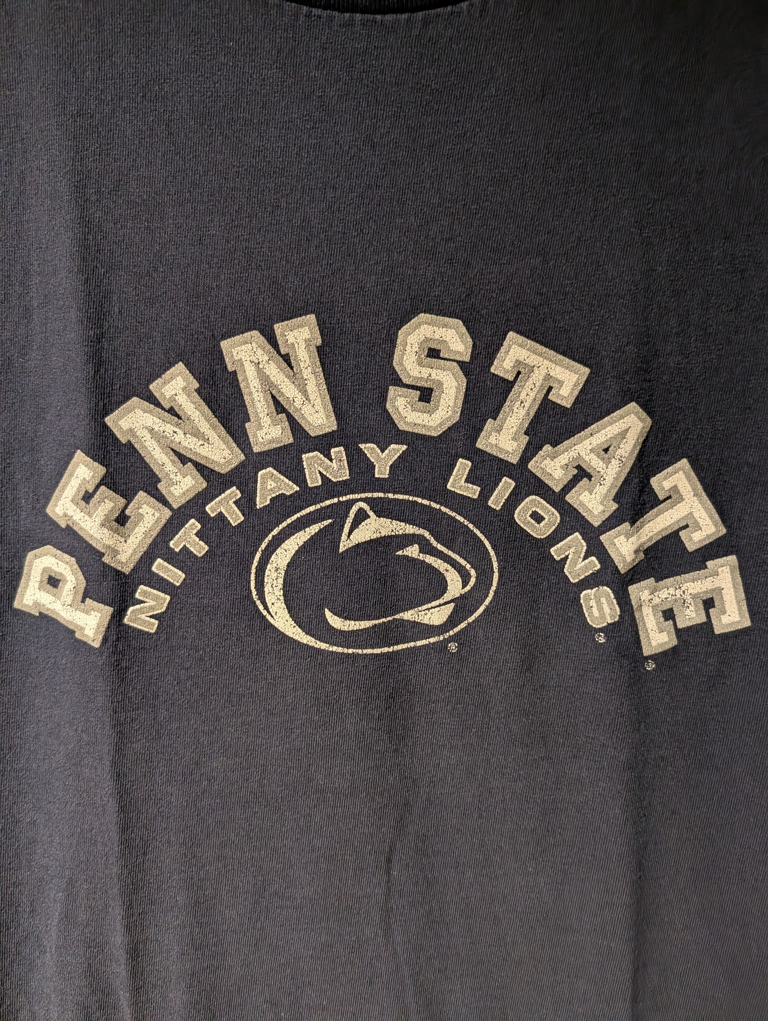 Champion Vintage 90s Penn State Nittany Lion College Football T-Shirt Size US L / EU 52-54 / 3 - 2 Thumbnail