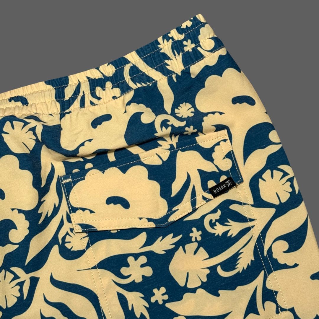 Roark Roark Shorey 16" RB470 Cagliari Costa Print Swim Shorts XL Size US 35 - 8 Thumbnail