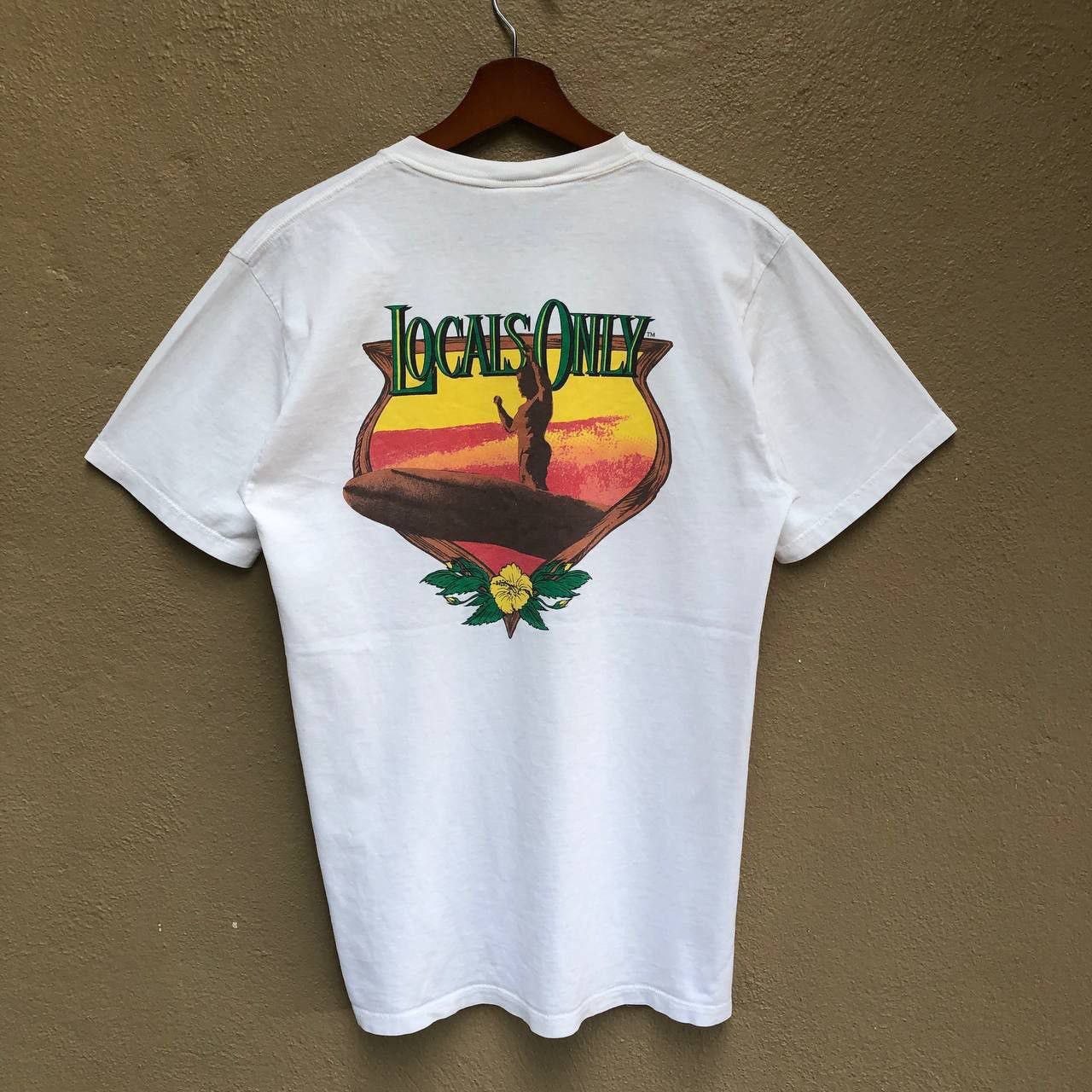 Vintage Rare Vintage Locals Only Surfing Tshirt Size US S / EU 44-46 / 1 - 1 Thumbnail