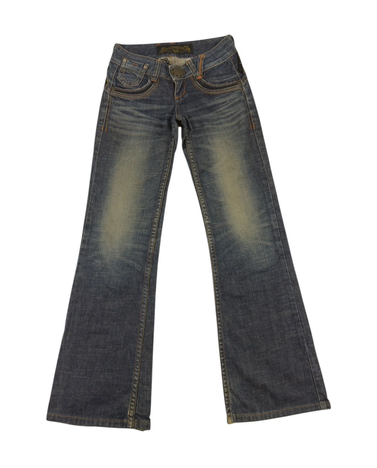 Japanese Brand Red peppers flare jeans Size US 28 / EU 44 - 2 Thumbnail