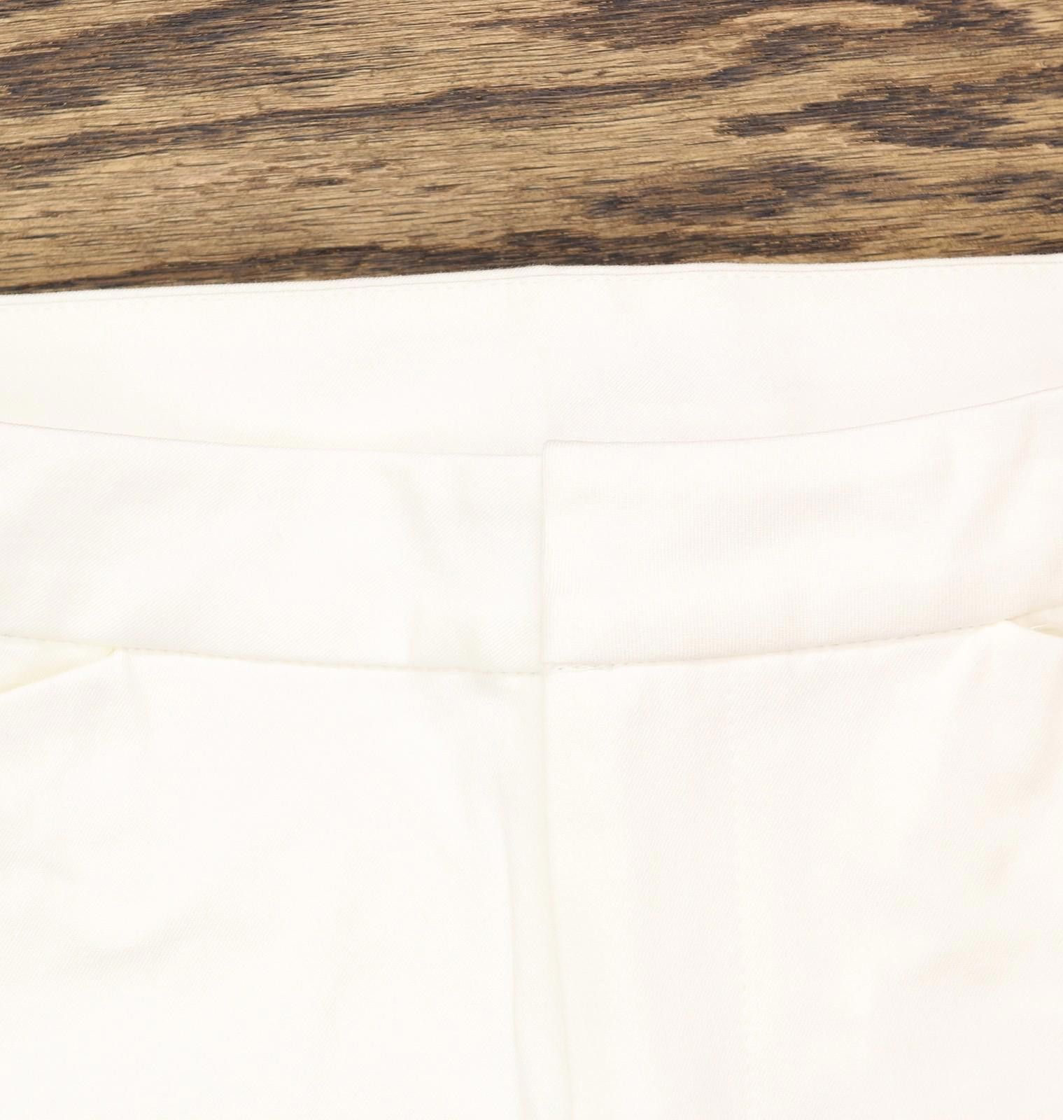 Other Dennis Basso Zip-front Ankle Pants W/ Pearl Accents White 2 Size 26" / US 2 / IT 38 - 5 Thumbnail