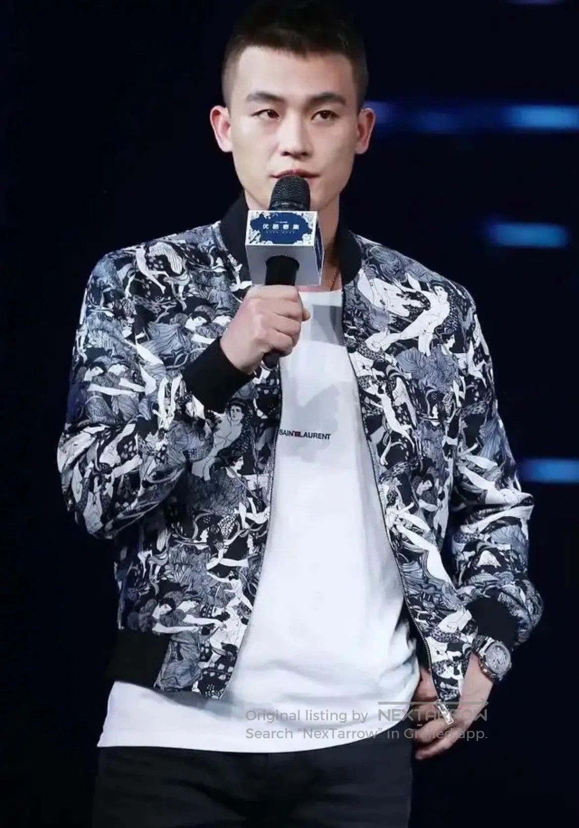 Saint Laurent Paris Saint Laurent Greek Mythology Print Jacket. Size US M / EU 48-50 / 2 - 6 Thumbnail