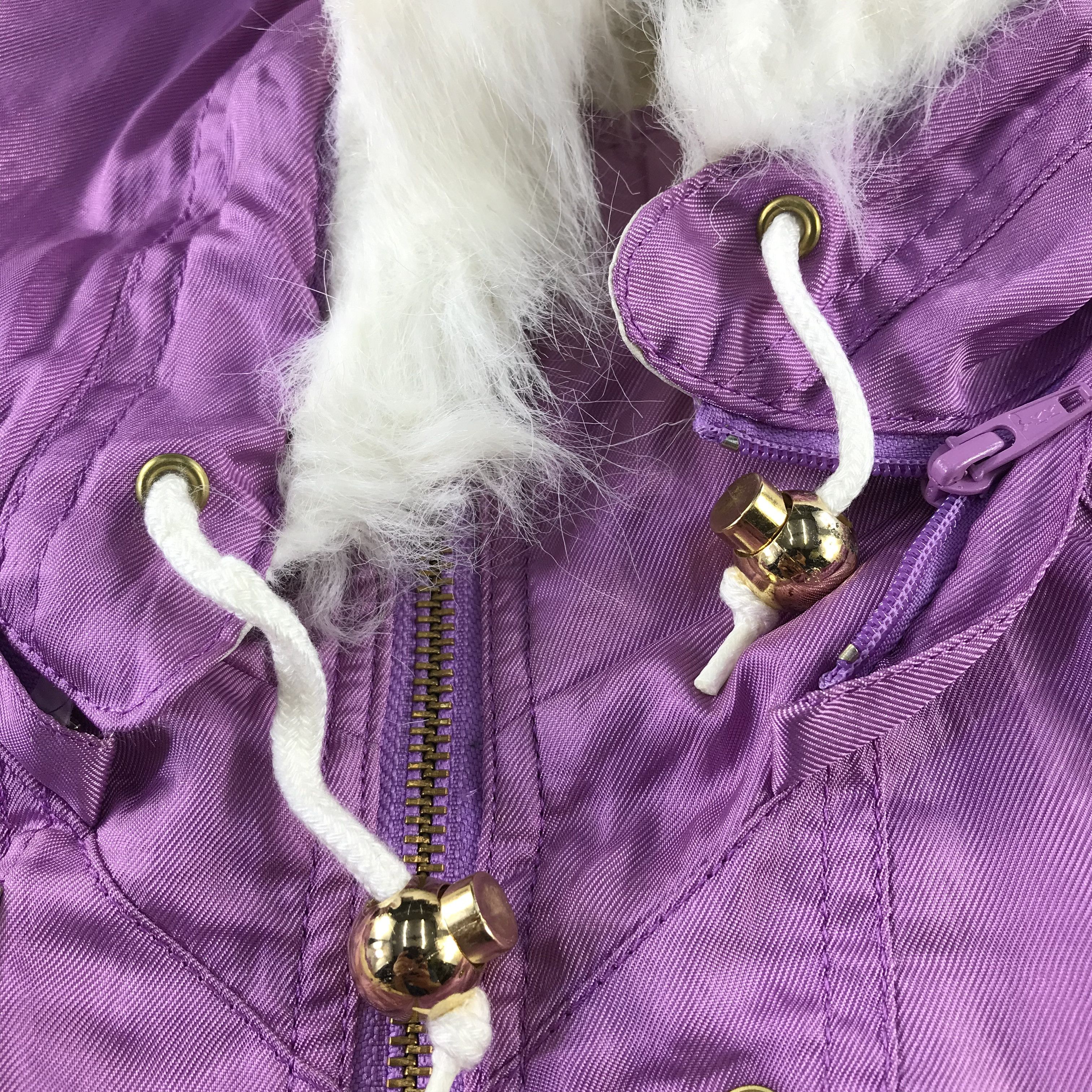 Japanese Brand Vintage Ski Jacket Faux Fur Hooded Size US L / EU 52-54 / 3 - 10 Thumbnail