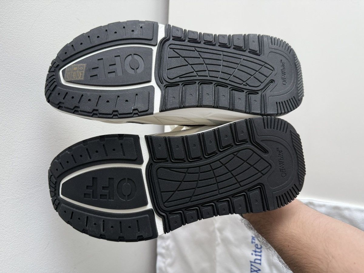 Off-White Off-White Kick Off Low Top Sneakers White Black Size US 10 / EU 43 - 5 Thumbnail