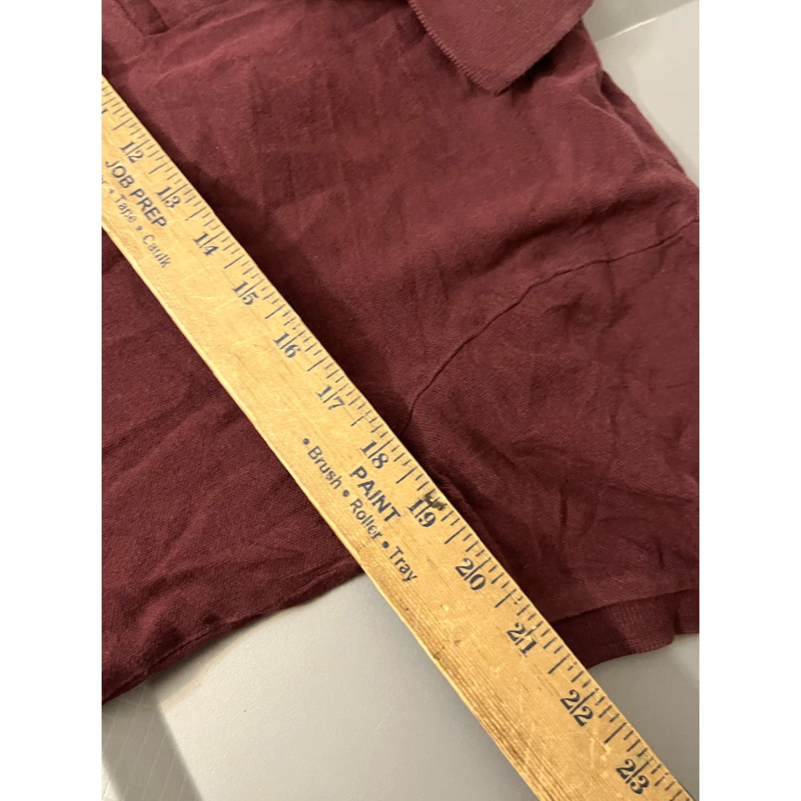 Gap GAP Stretch Polo Shirt Mens Small Burgundy Short Sleeve Retro Size US S / EU 44-46 / 1 - 5 Thumbnail