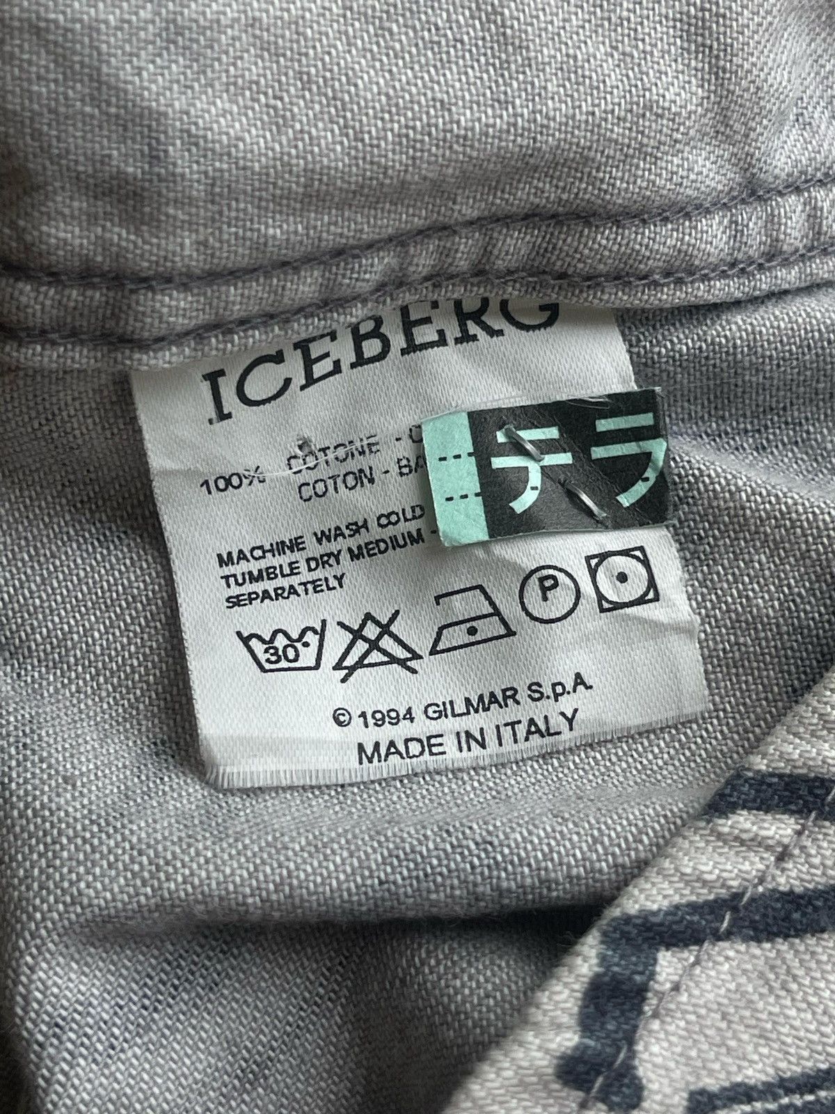 Iceberg × Keith Haring × Vintage 90s Iceberg Keith Haring Fullprint Button Shirt Size US M / EU 48-50 / 2 - 25 Thumbnail