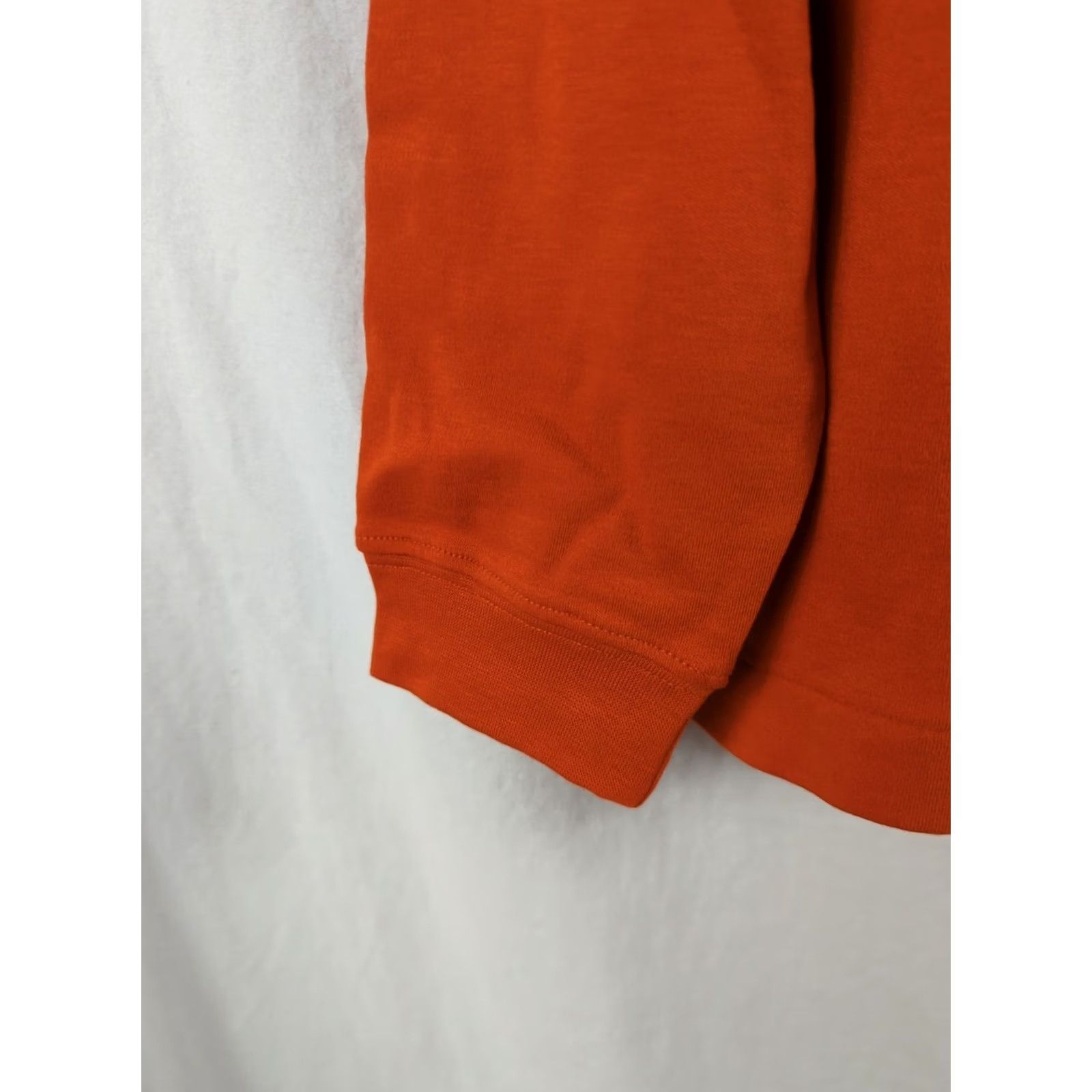 Lands' End Lands End Polo Shirt Mens M Orange Long Sleeve Traditional Fit dadcore Size US M / EU 48-50 / 2 - 2 Thumbnail