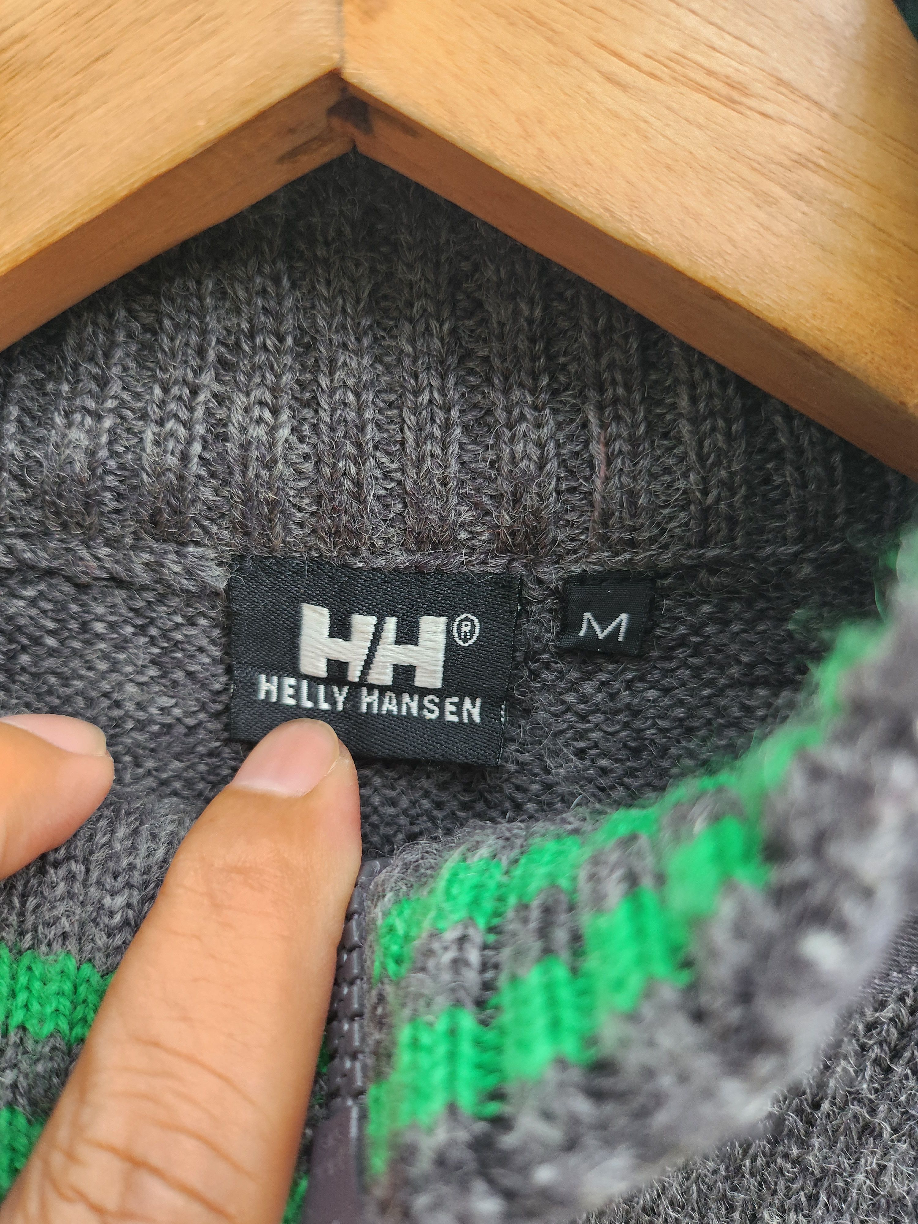 Helly Hansen × Japanese Brand 💥Nice Helly Hansen Knitwear Zipper Jumper Sweater Size US M / EU 48-50 / 2 - 5 Thumbnail