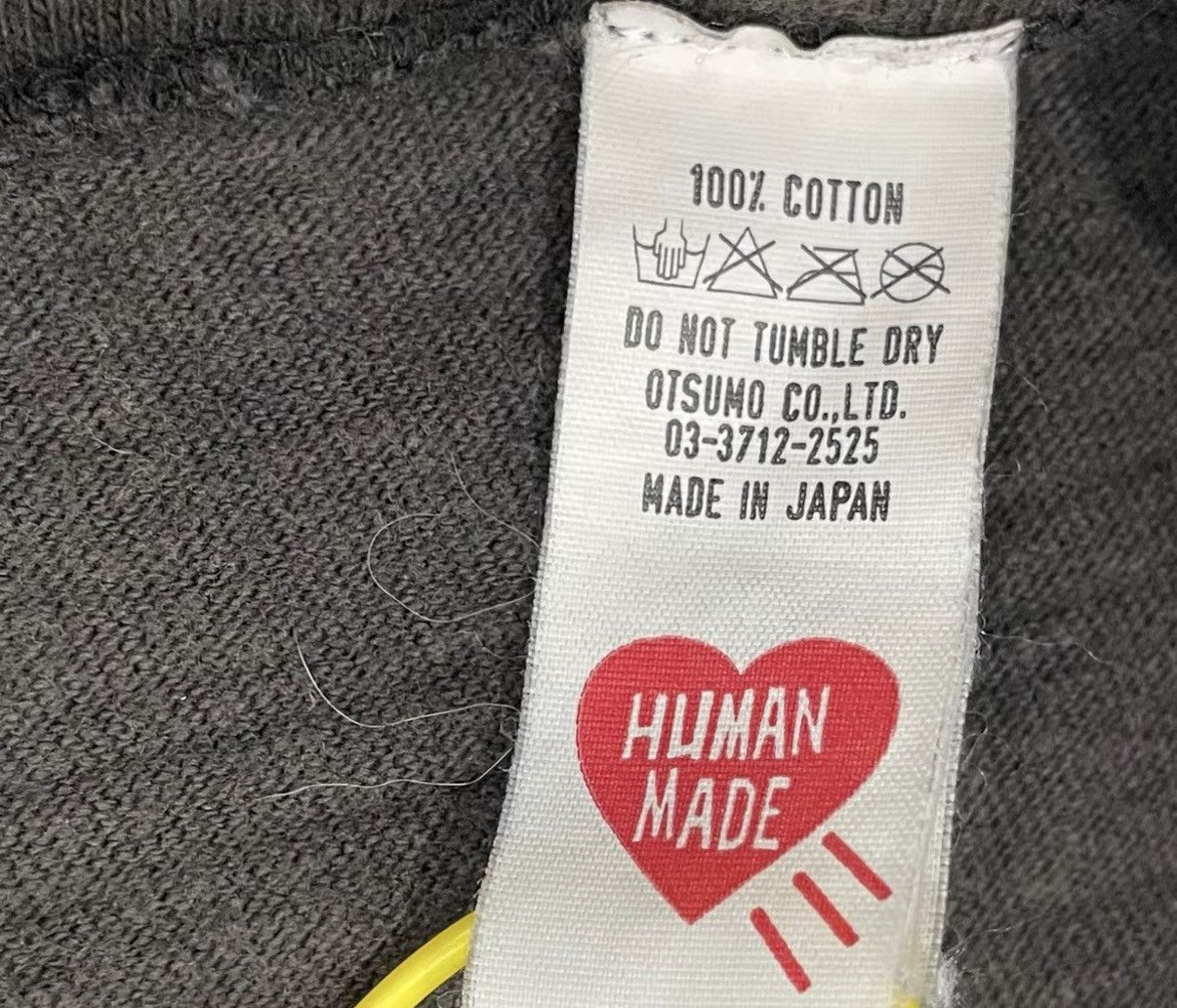 Human Made HUMAN MADE Logo Embroidered Short Sleeve T-shirt J16 Size US XL / EU 56 / 4 - 4 Thumbnail