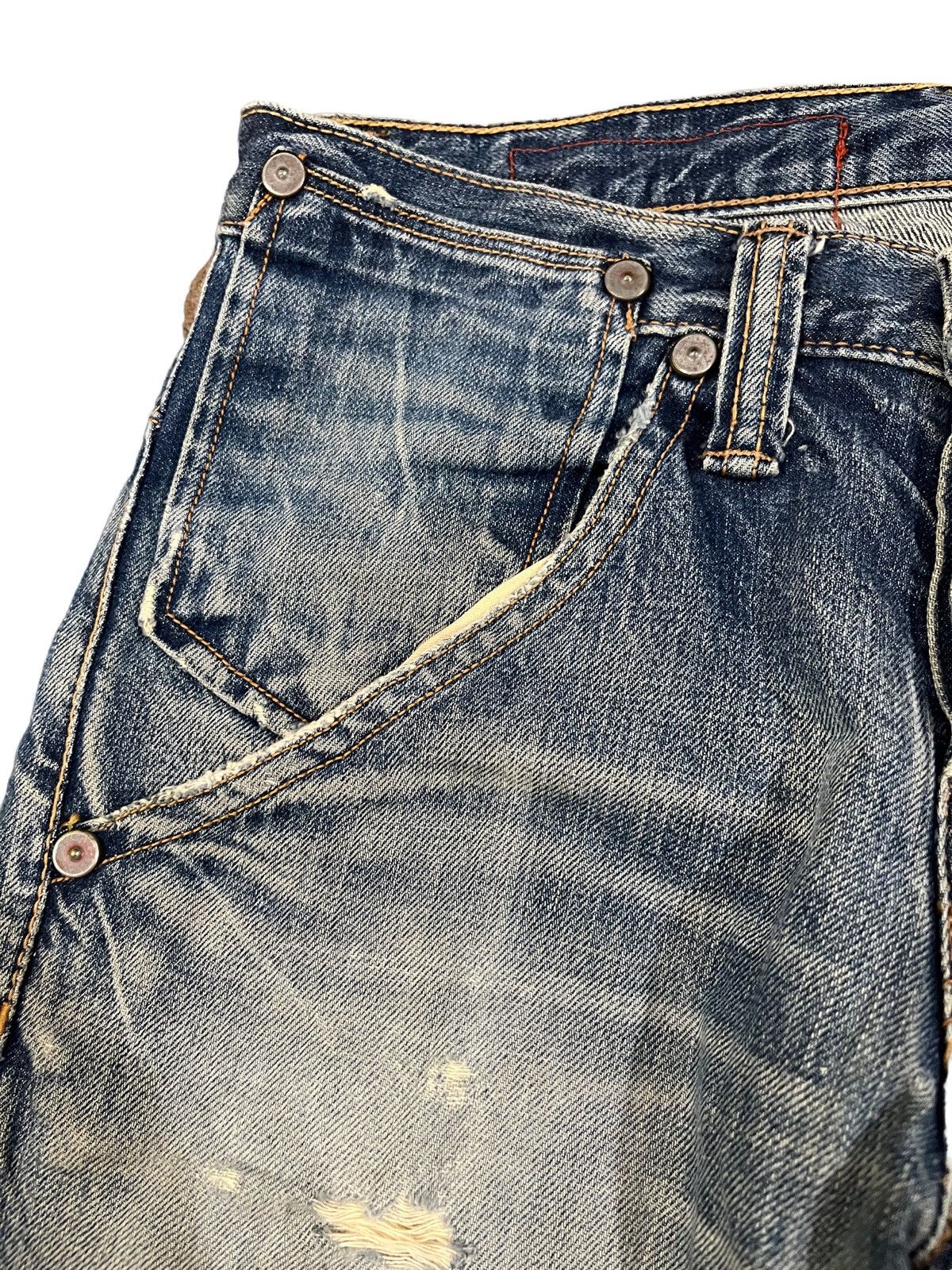 Japanese Brand × Spellbound × Vintage Vintage SpellBound Punk Curvy Leg Denim Size US 30 / EU 46 - 4 Thumbnail