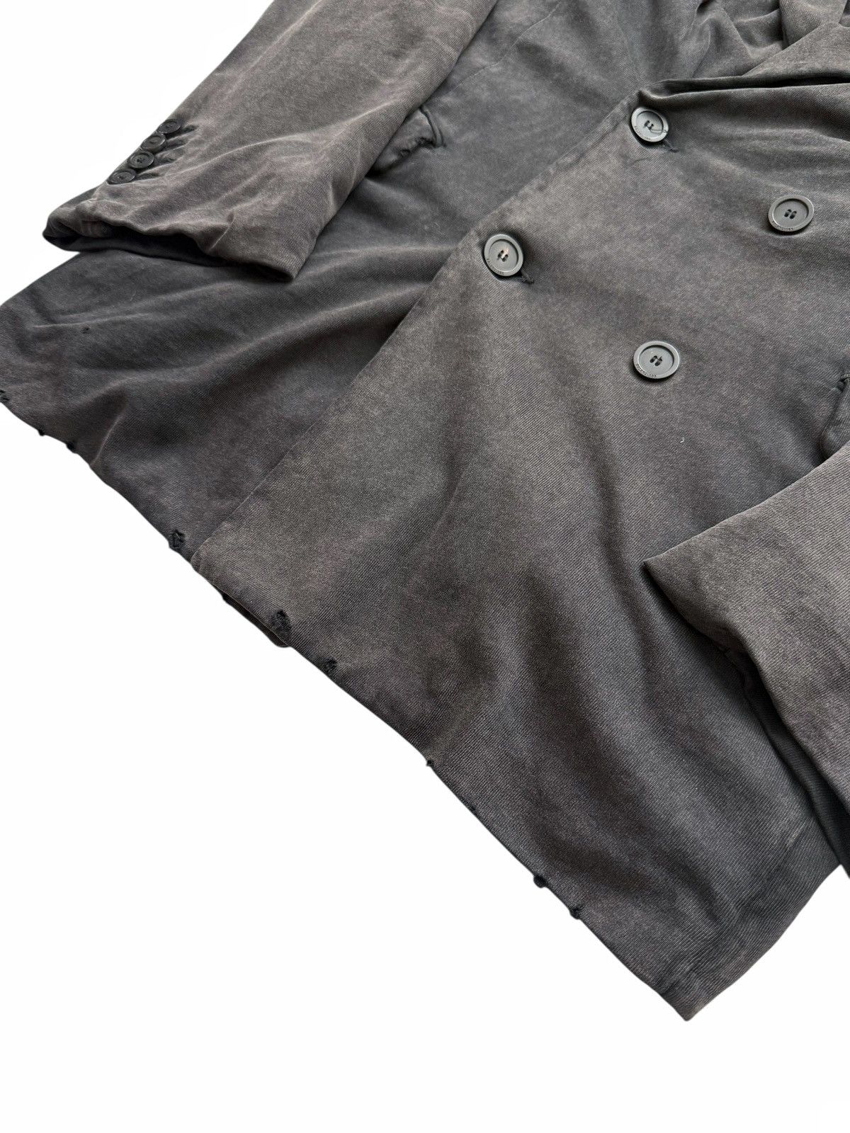 Balenciaga 2021 Distressed Thrashed Jersey Blazer Size US S / EU 44-46 / 1 - 6 Thumbnail