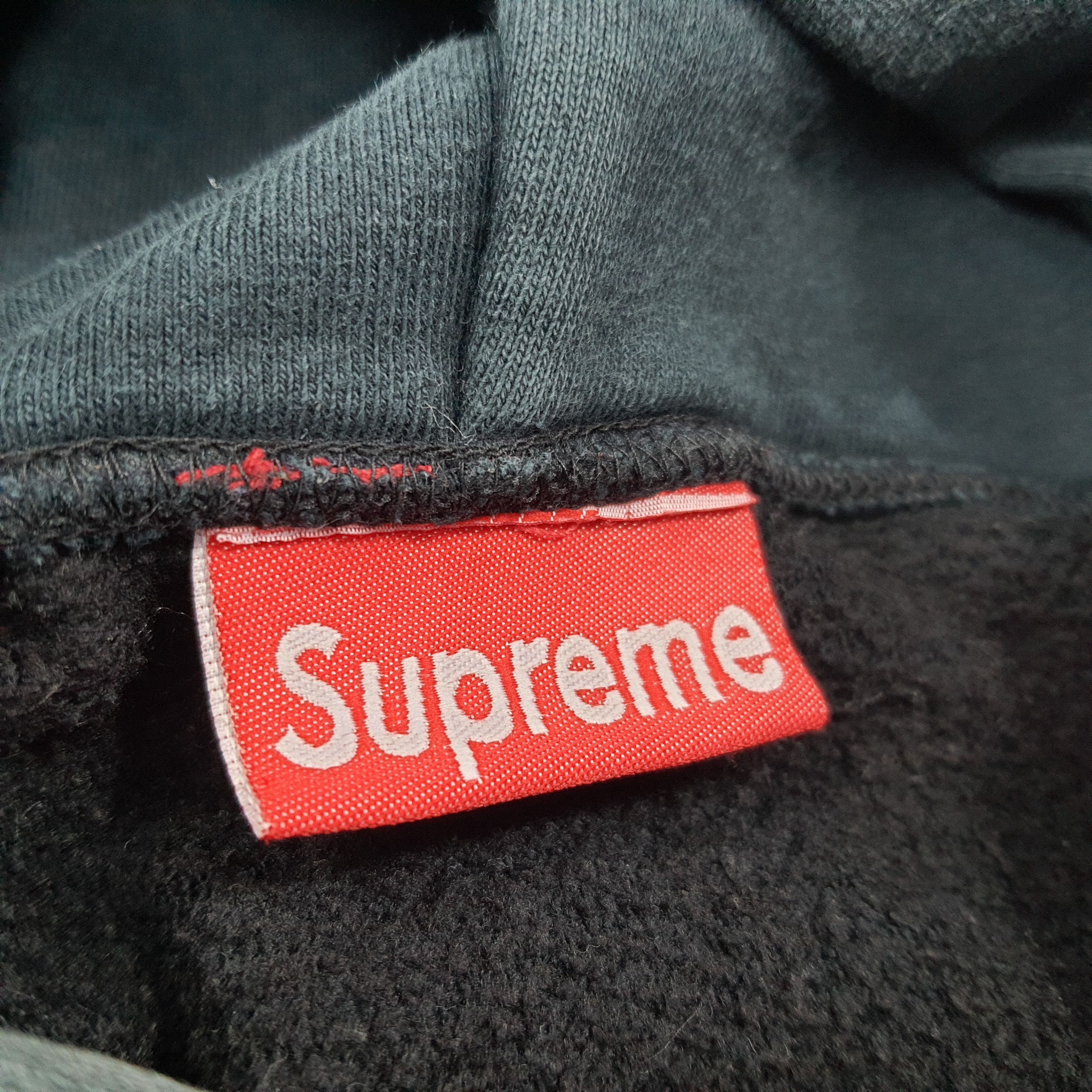 Vintage Vintage Supreme x Custom Stussy Logo Hoodie C215N20 Size US L / EU 52-54 / 3 - 6 Thumbnail