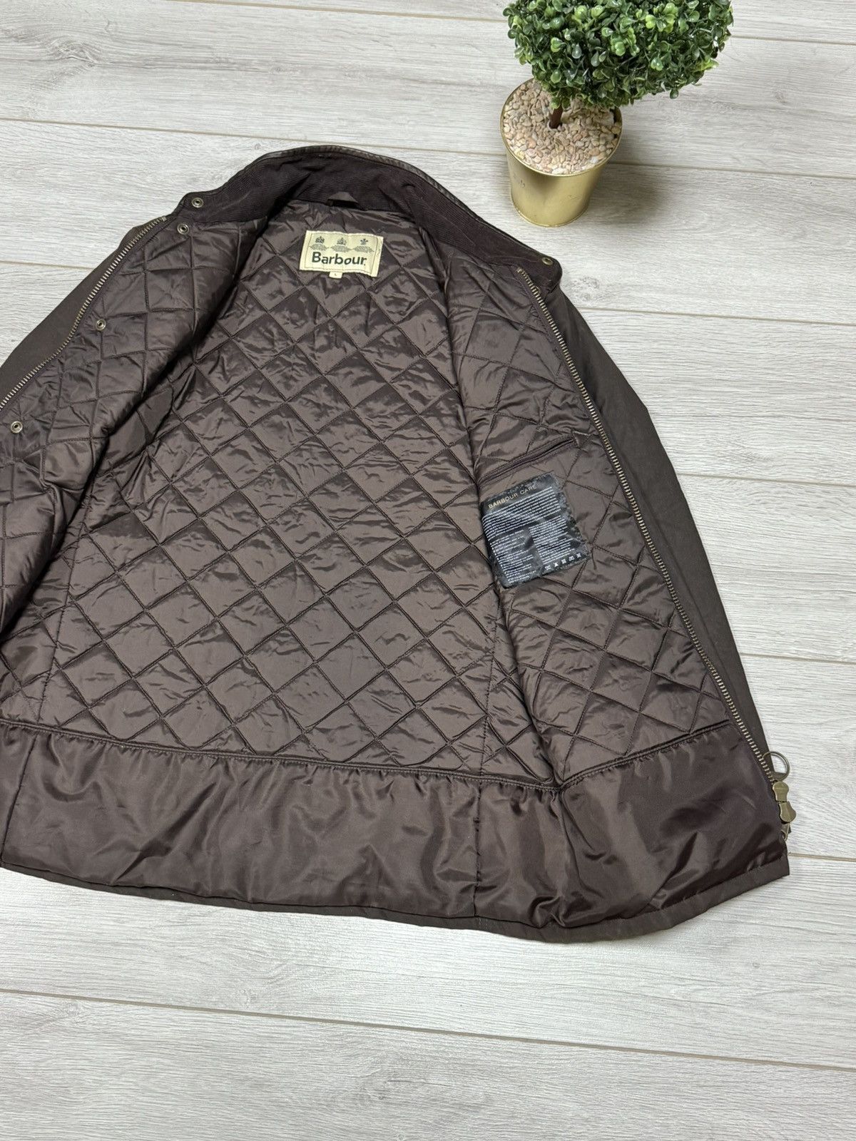 Barbour Prestbury wax jacket zip vintage